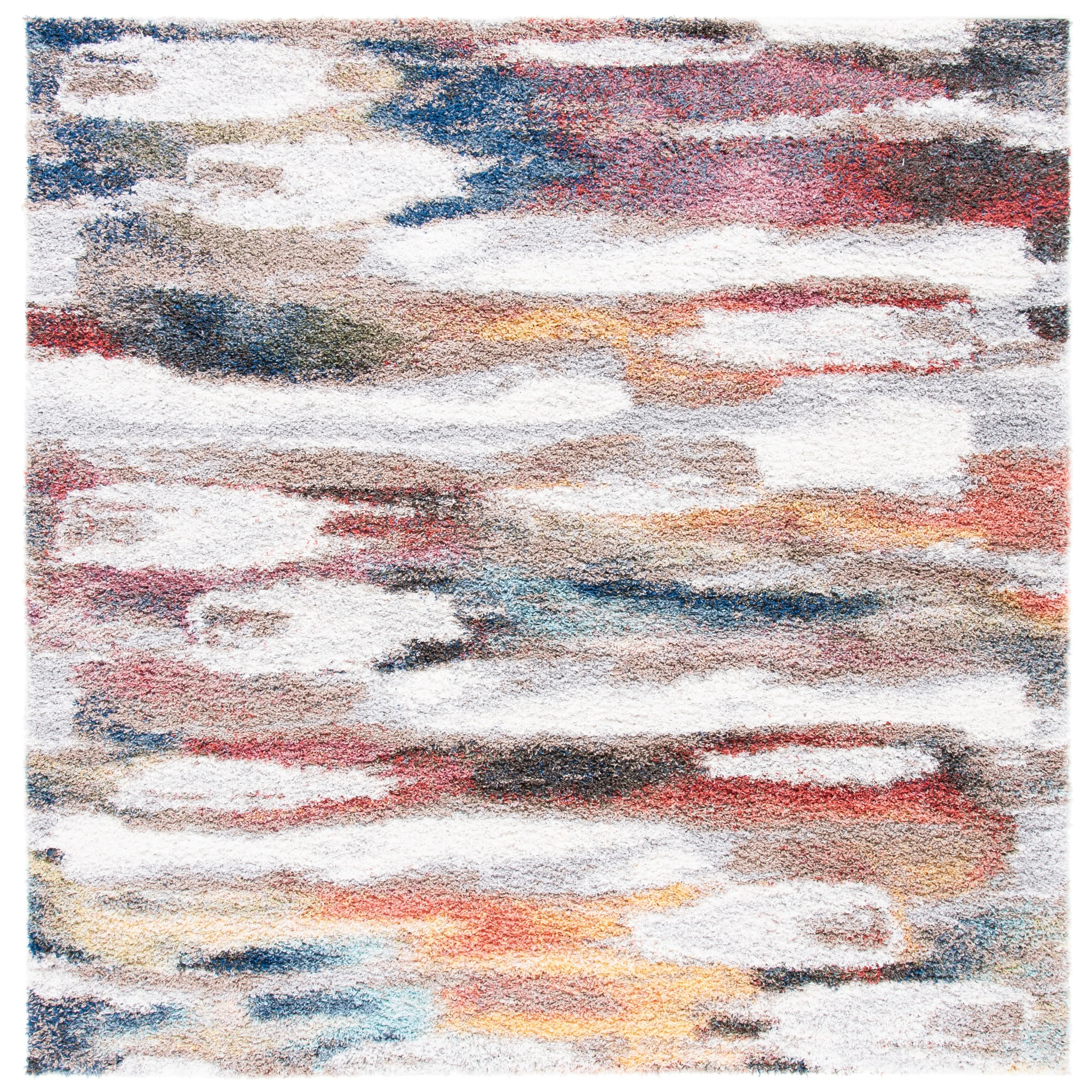 SAFAVIEH Calista Shag Mare Abstract 1-inch Thick Rug