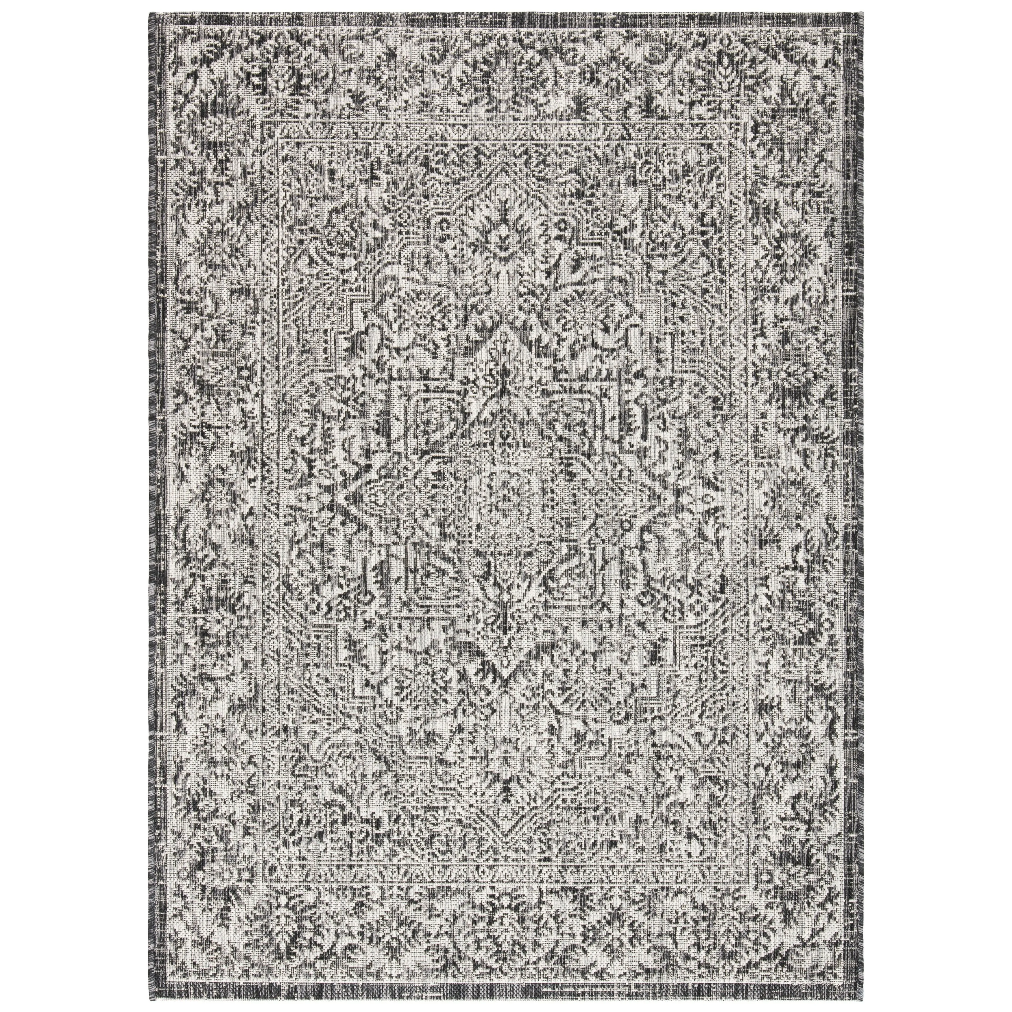 SAFAVIEH Courtyard Guylaine Indoor/ Outdoor Waterproof Patio Backyard Rug