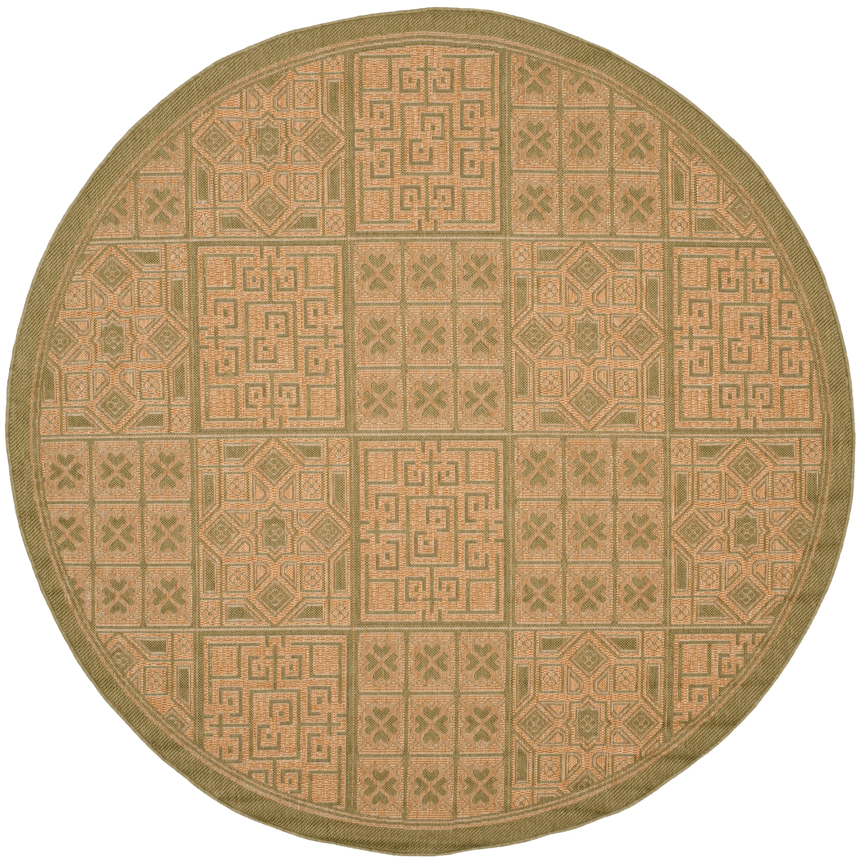 SAFAVIEH Courtyard Jacklyn Indoor/ Outdoor Waterproof Patio Backyard Rug