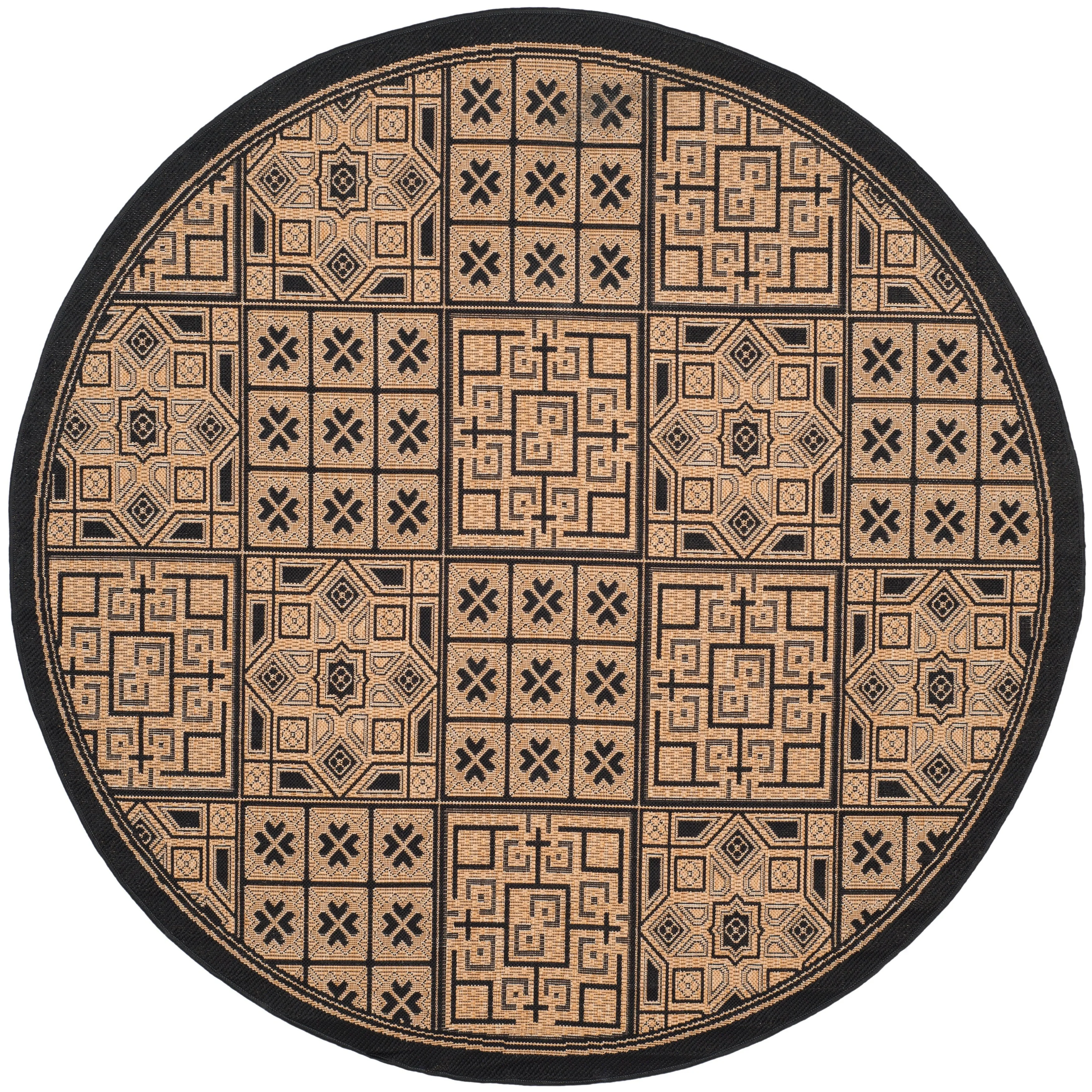 SAFAVIEH Courtyard Jacklyn Indoor/ Outdoor Waterproof Patio Backyard Rug