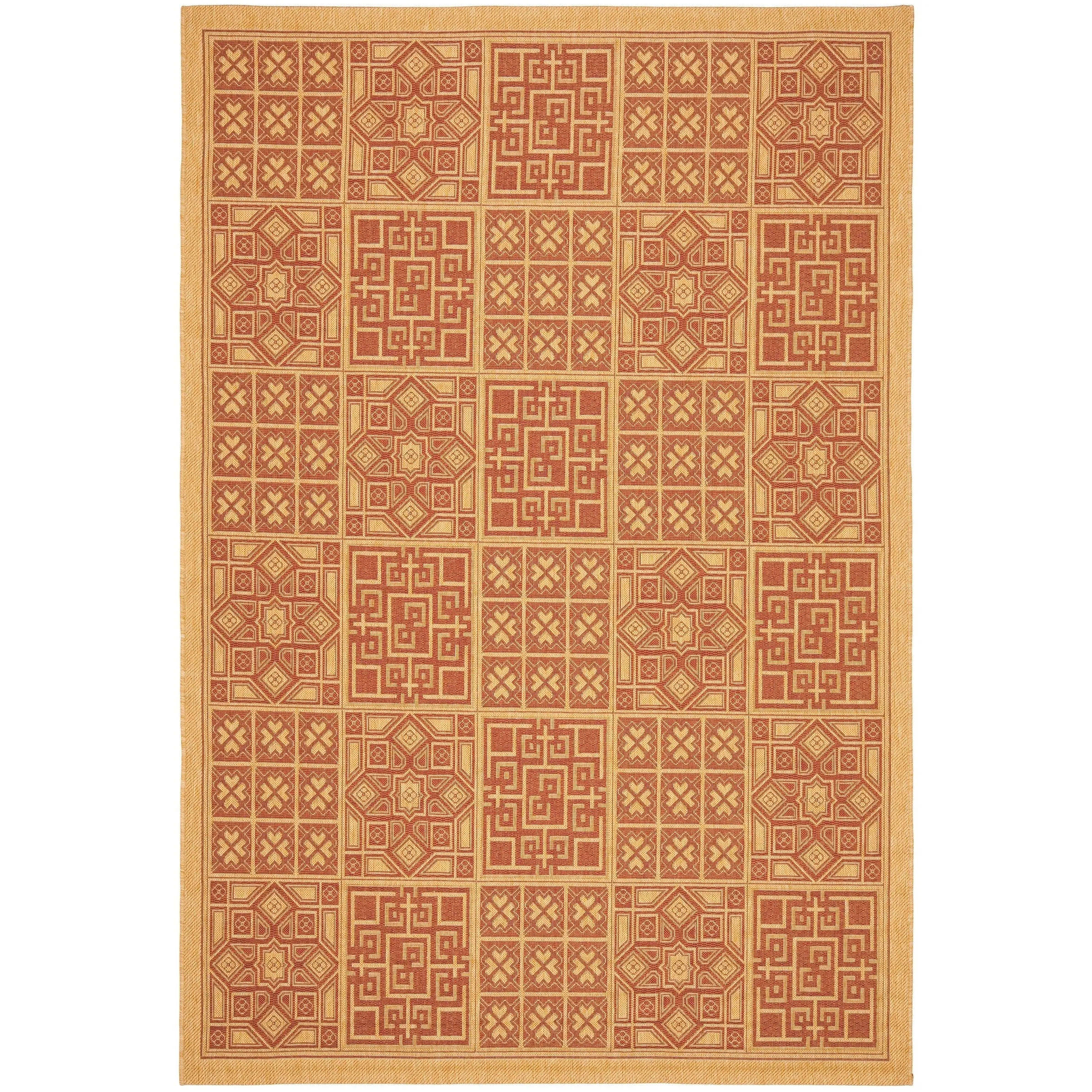 SAFAVIEH Courtyard Jacklyn Indoor/ Outdoor Waterproof Patio Backyard Rug