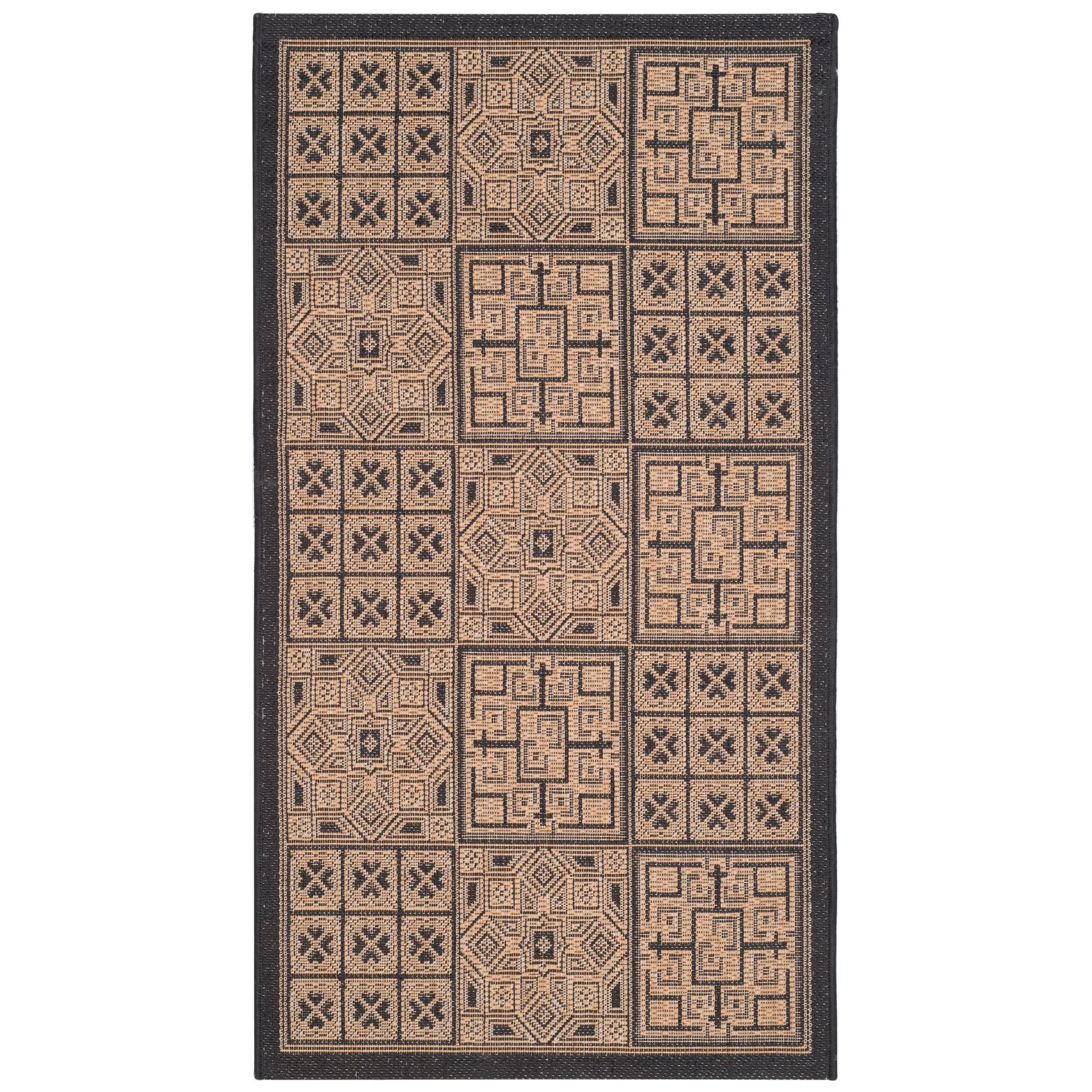 SAFAVIEH Courtyard Jacklyn Indoor/ Outdoor Waterproof Patio Backyard Rug