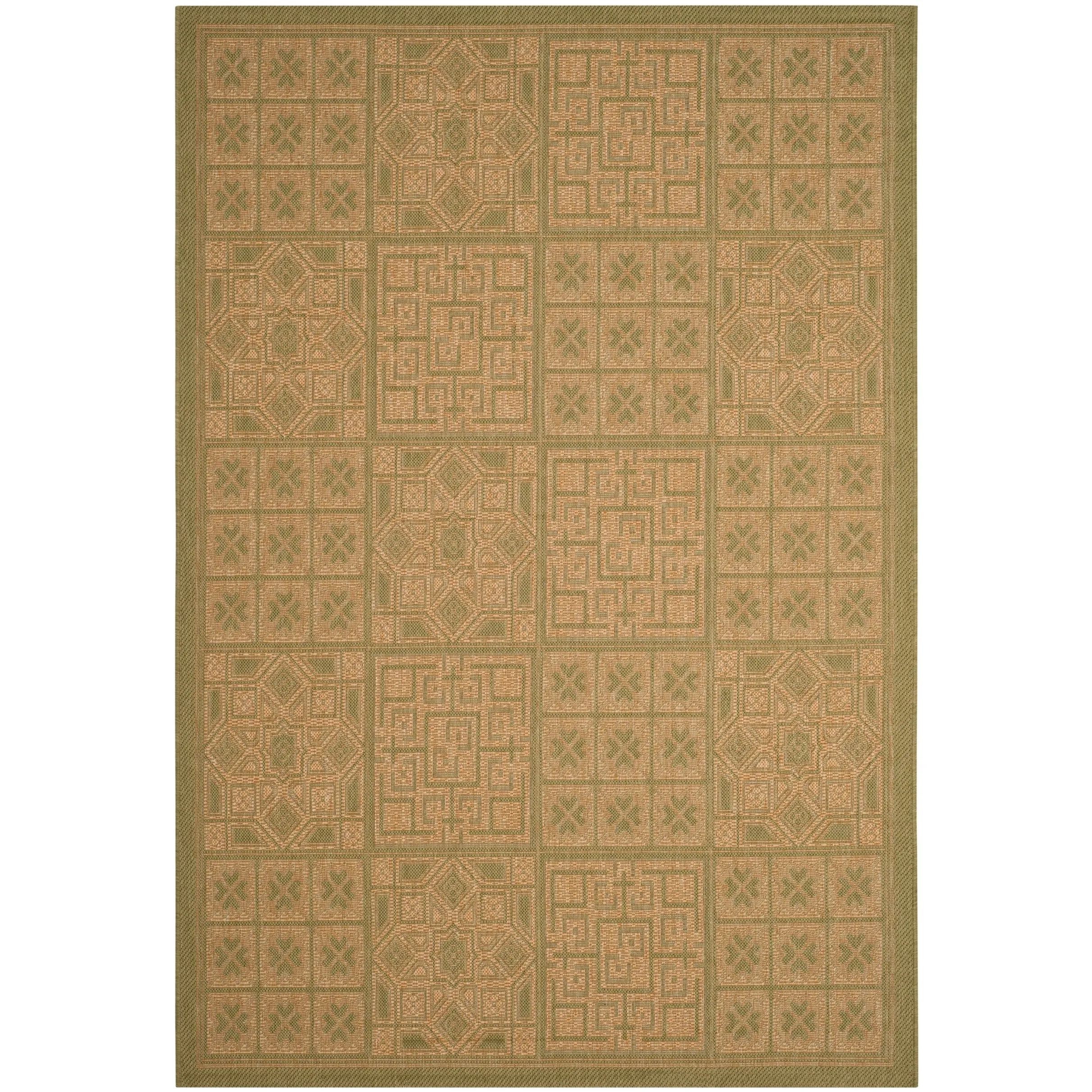 SAFAVIEH Courtyard Jacklyn Indoor/ Outdoor Waterproof Patio Backyard Rug