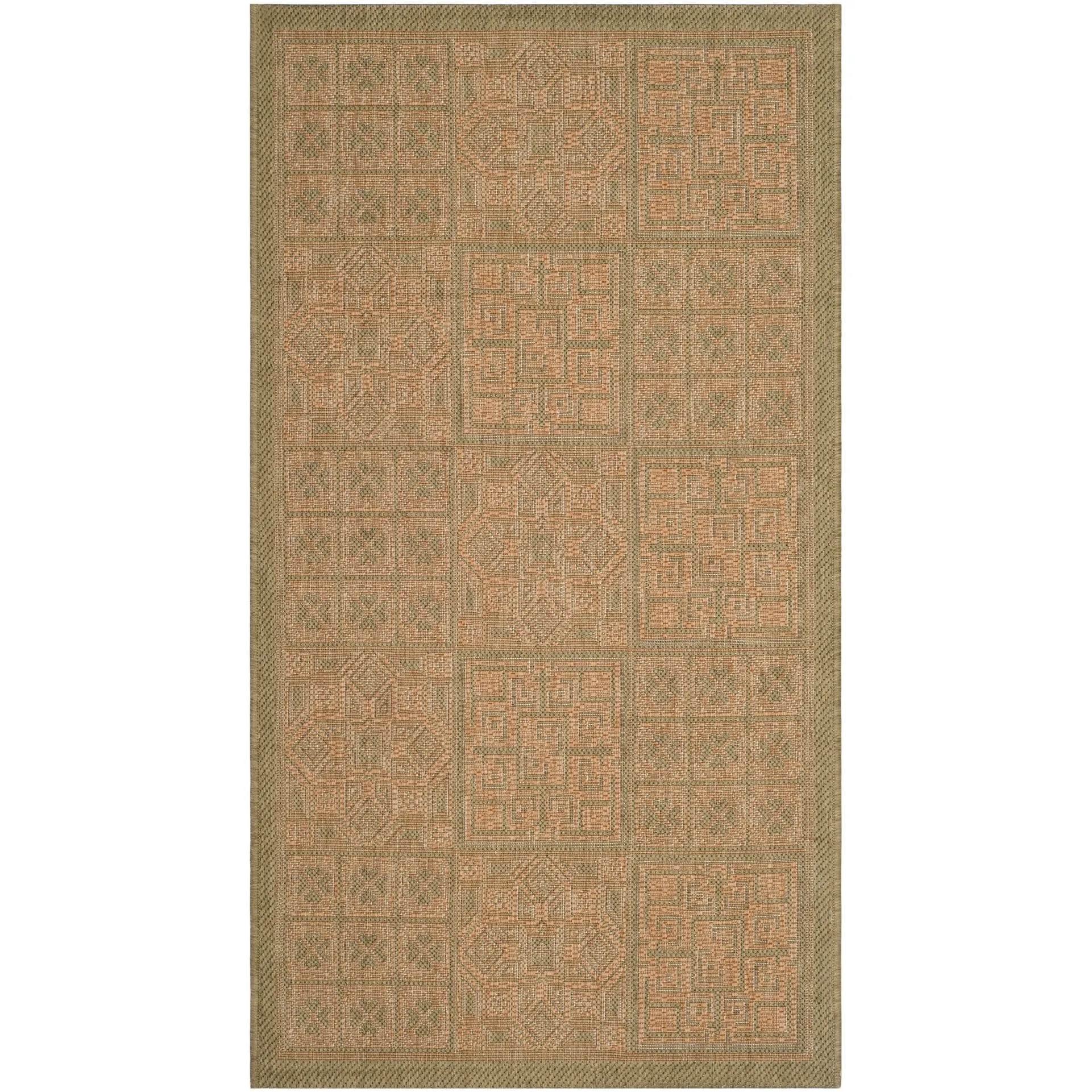 SAFAVIEH Courtyard Jacklyn Indoor/ Outdoor Waterproof Patio Backyard Rug