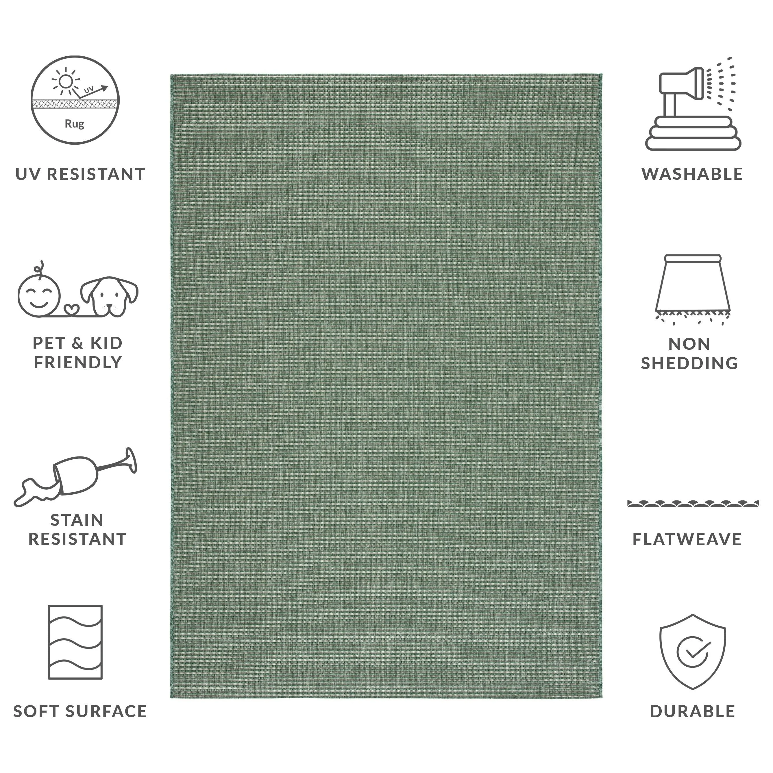 SAFAVIEH Courtyard Lyuca Indoor/ Outdoor Waterproof Backyard Patio Rug