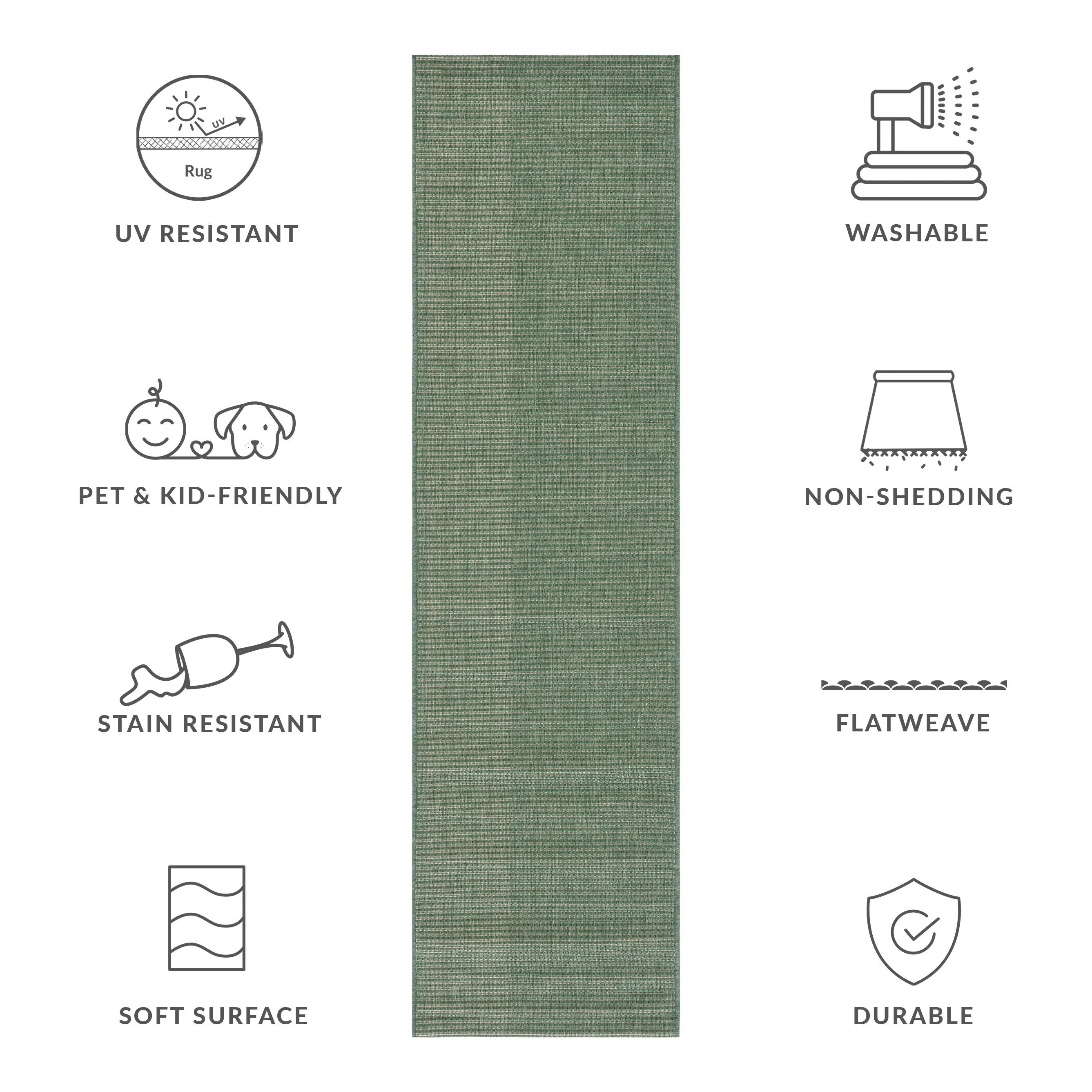 SAFAVIEH Courtyard Lyuca Indoor/ Outdoor Waterproof Backyard Patio Rug