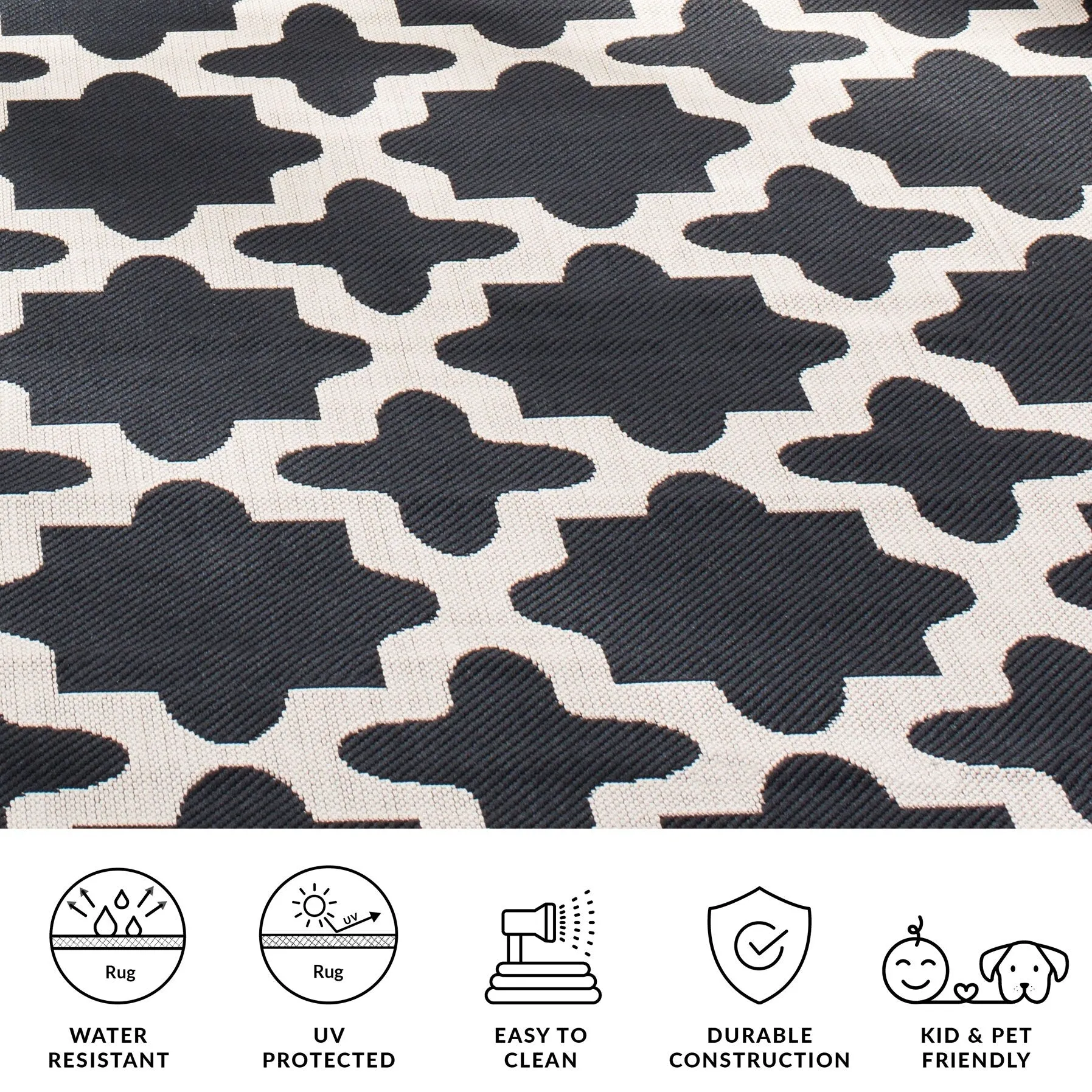 SAFAVIEH Courtyard Myrianne Indoor/ Outdoor Waterproof Patio Backyard Rug