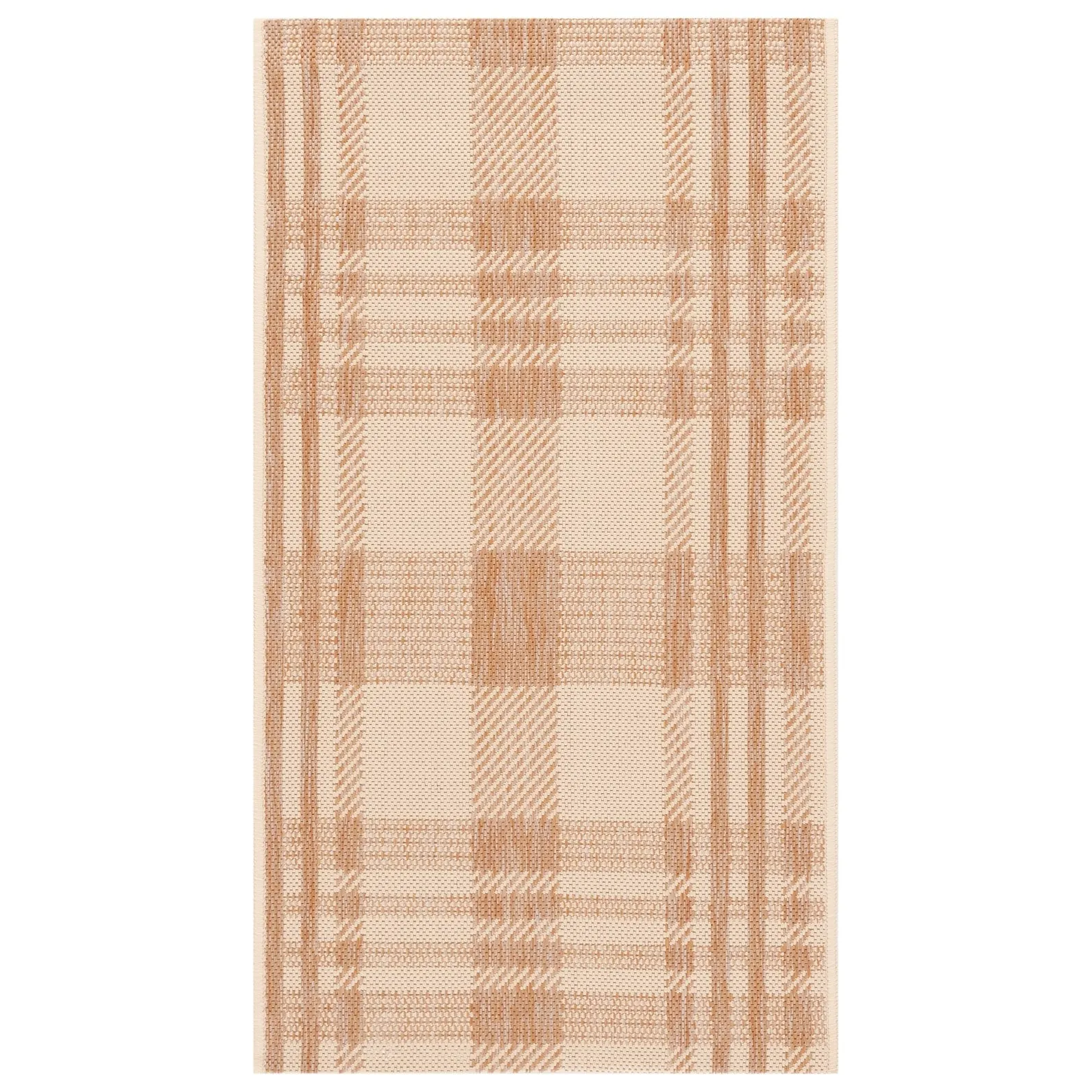 SAFAVIEH Courtyard Oriole Plaid Indoor/ Outdoor Waterproof Patio Backyard.