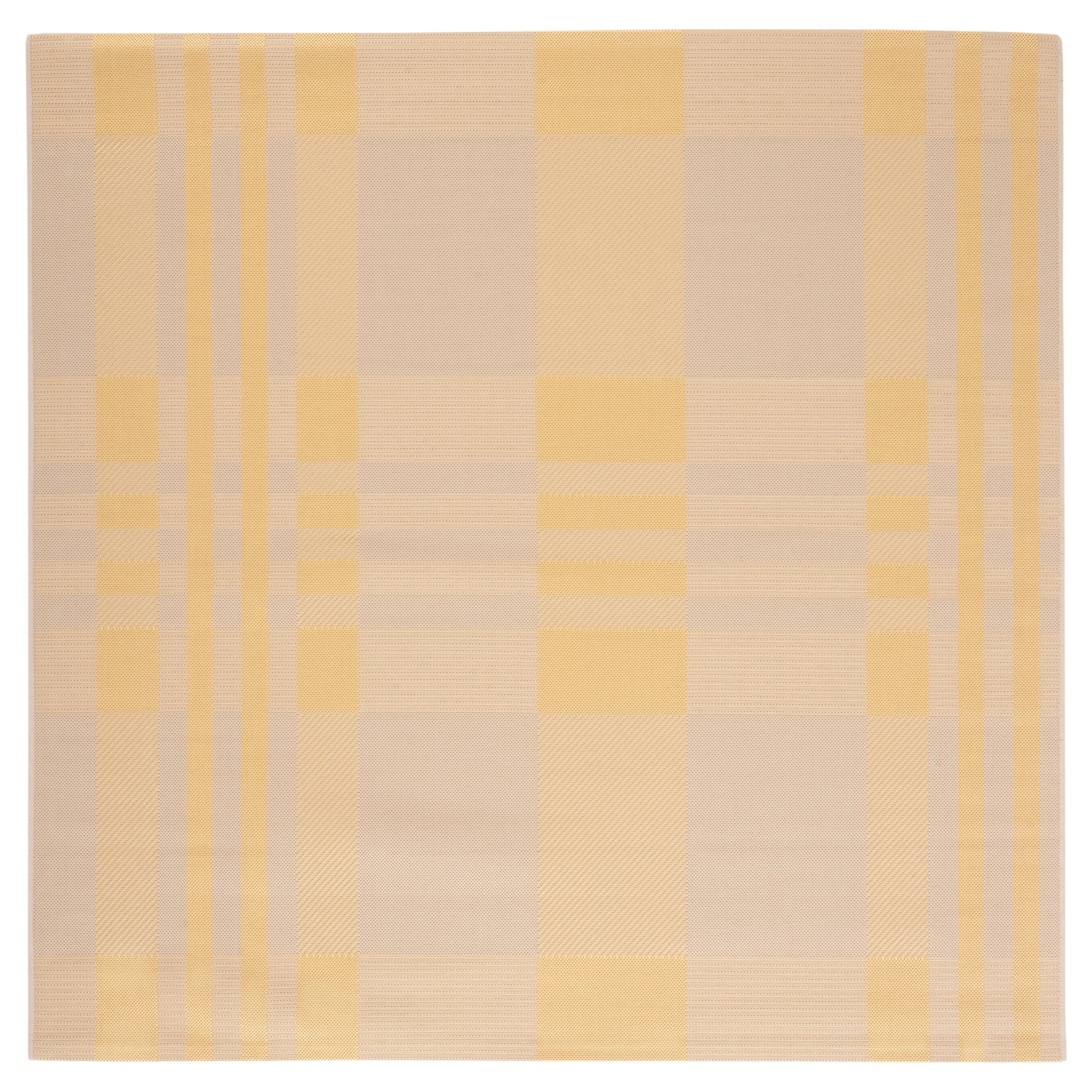 SAFAVIEH Courtyard Oriole Plaid Indoor/ Outdoor Waterproof Patio Backyard.