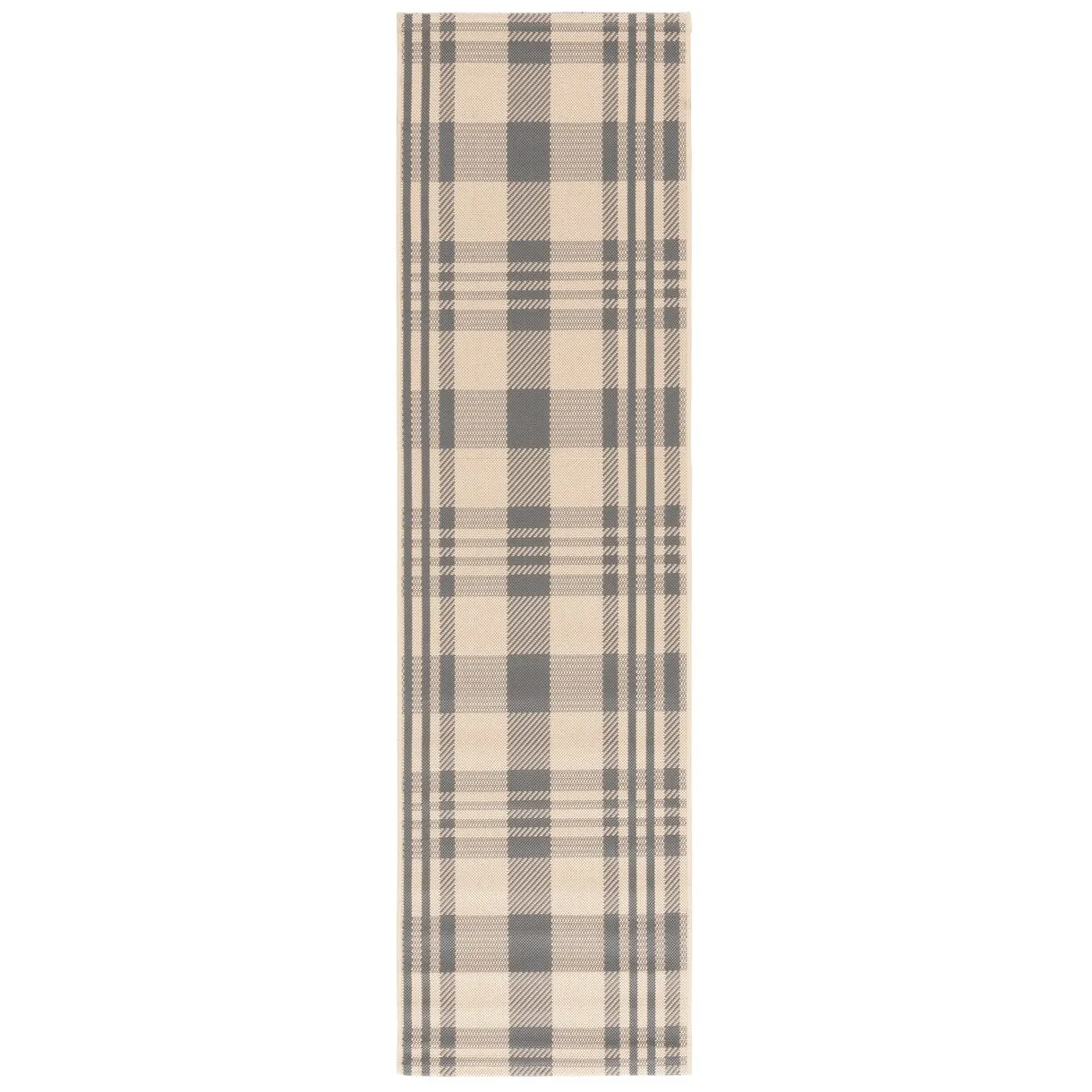 SAFAVIEH Courtyard Oriole Plaid Indoor/ Outdoor Waterproof Patio Backyard.