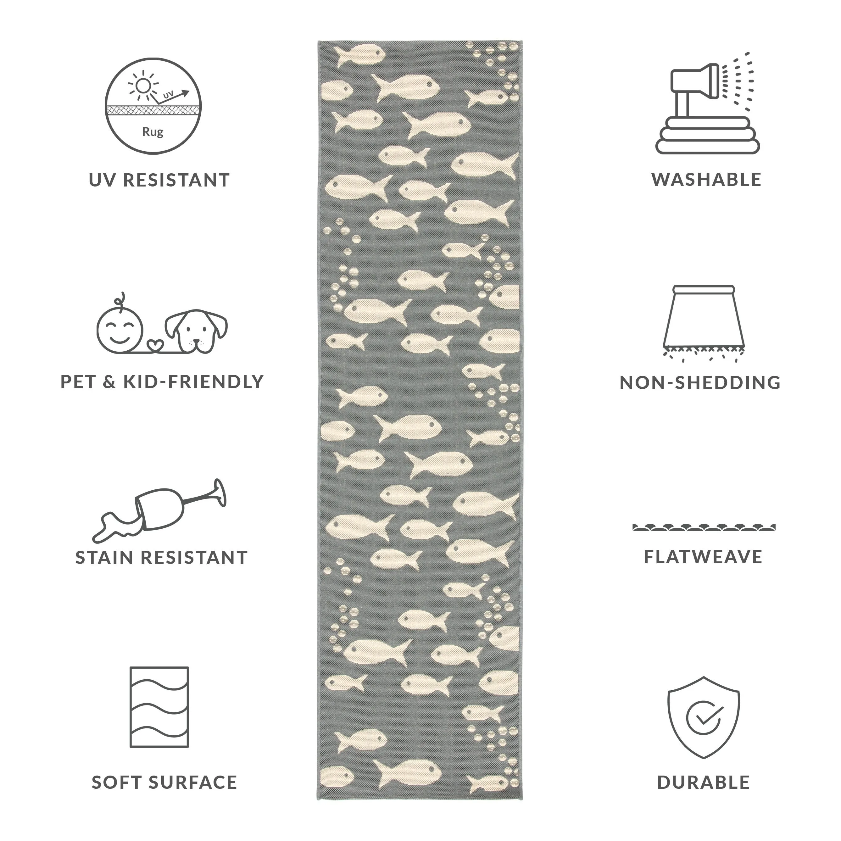 SAFAVIEH Courtyard Ragne Indoor/ Outdoor Waterproof Patio Backyard Rug