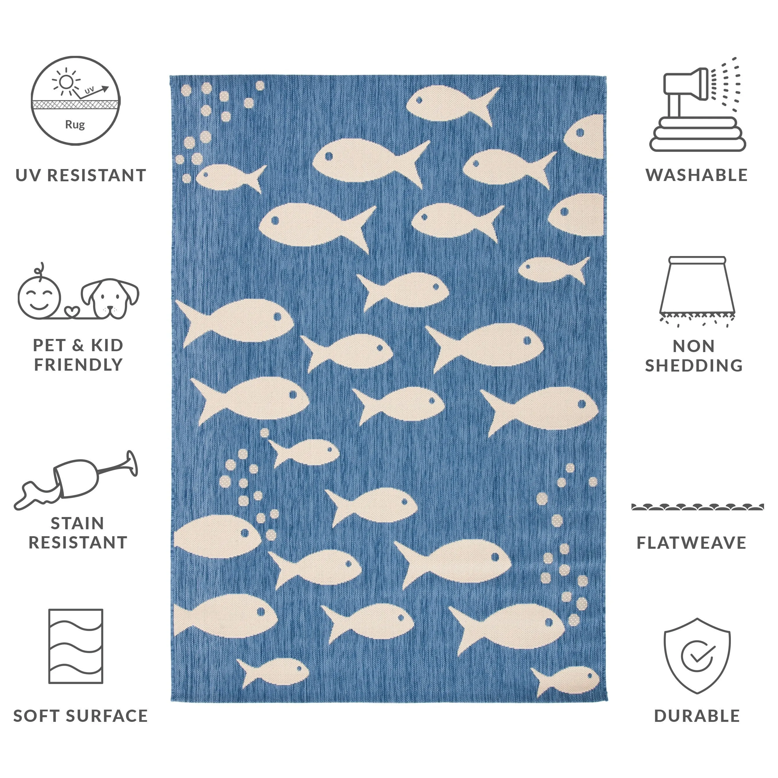 SAFAVIEH Courtyard Ragne Indoor/ Outdoor Waterproof Patio Backyard Rug