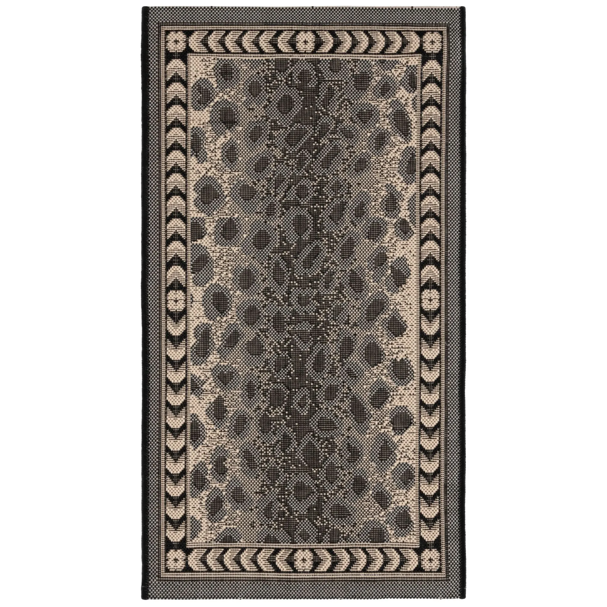 SAFAVIEH Courtyard Sanyi Indoor/ Outdoor Waterproof Patio Backyard Rug