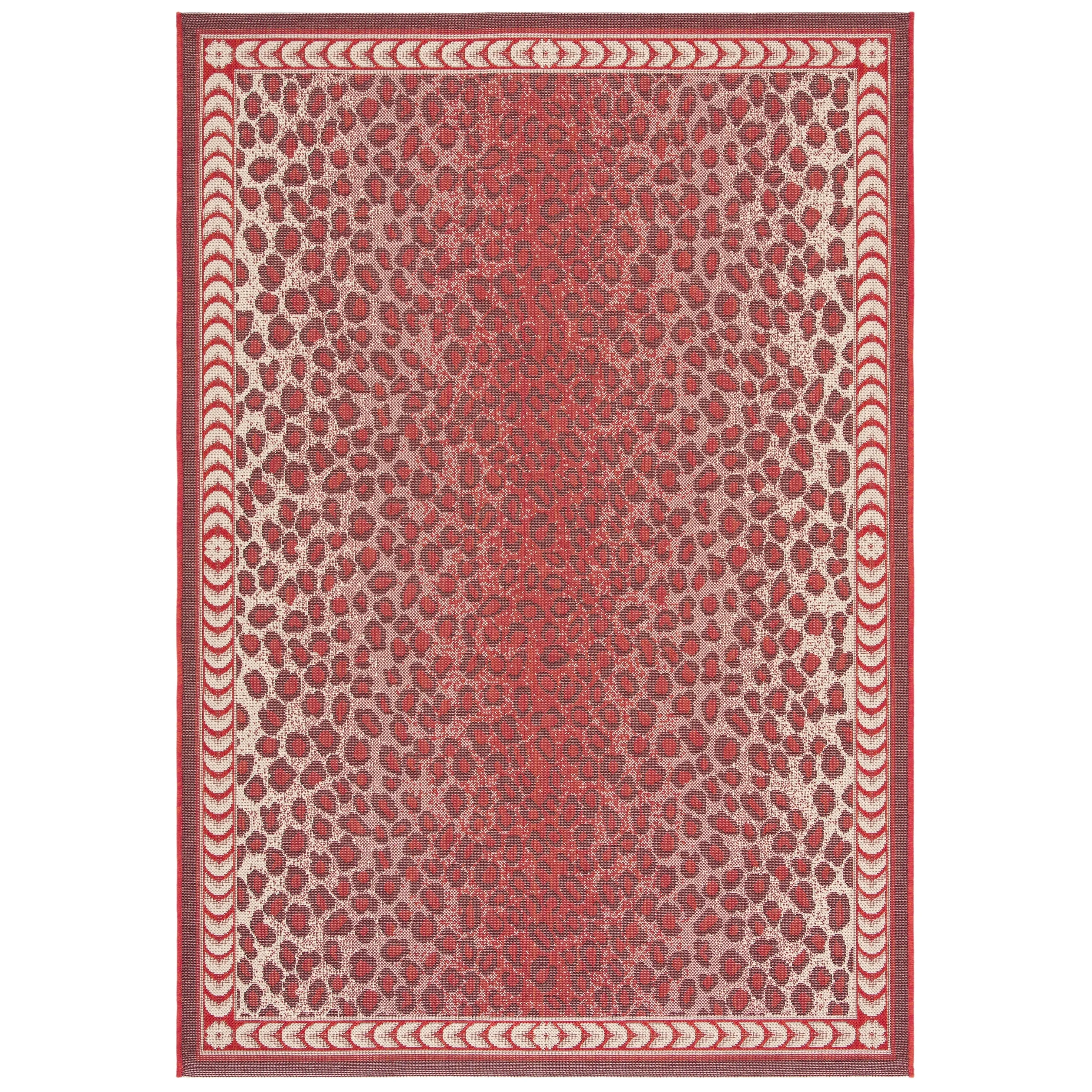 SAFAVIEH Courtyard Sanyi Indoor/ Outdoor Waterproof Patio Backyard Rug