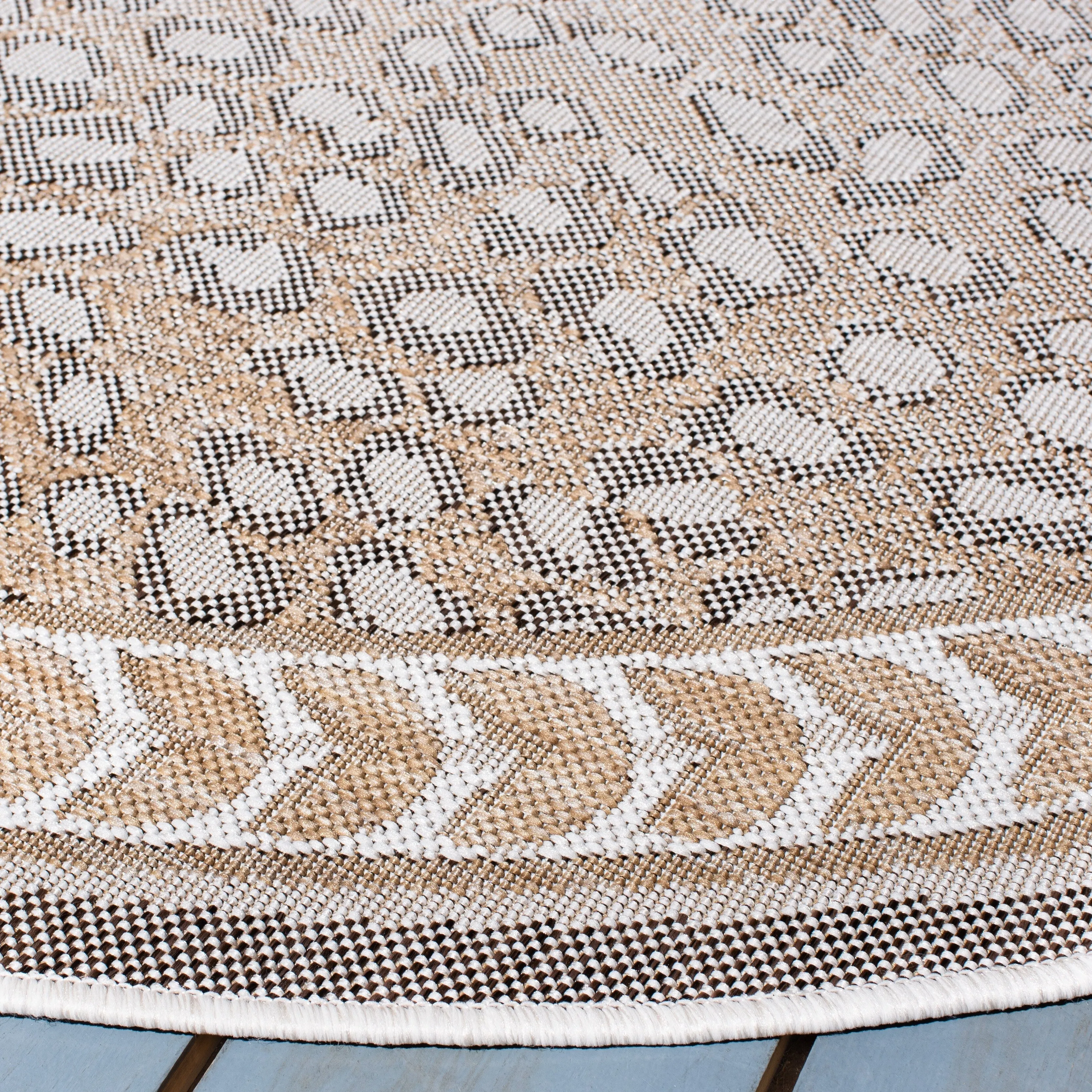 SAFAVIEH Courtyard Sanyi Indoor/ Outdoor Waterproof Patio Backyard Rug