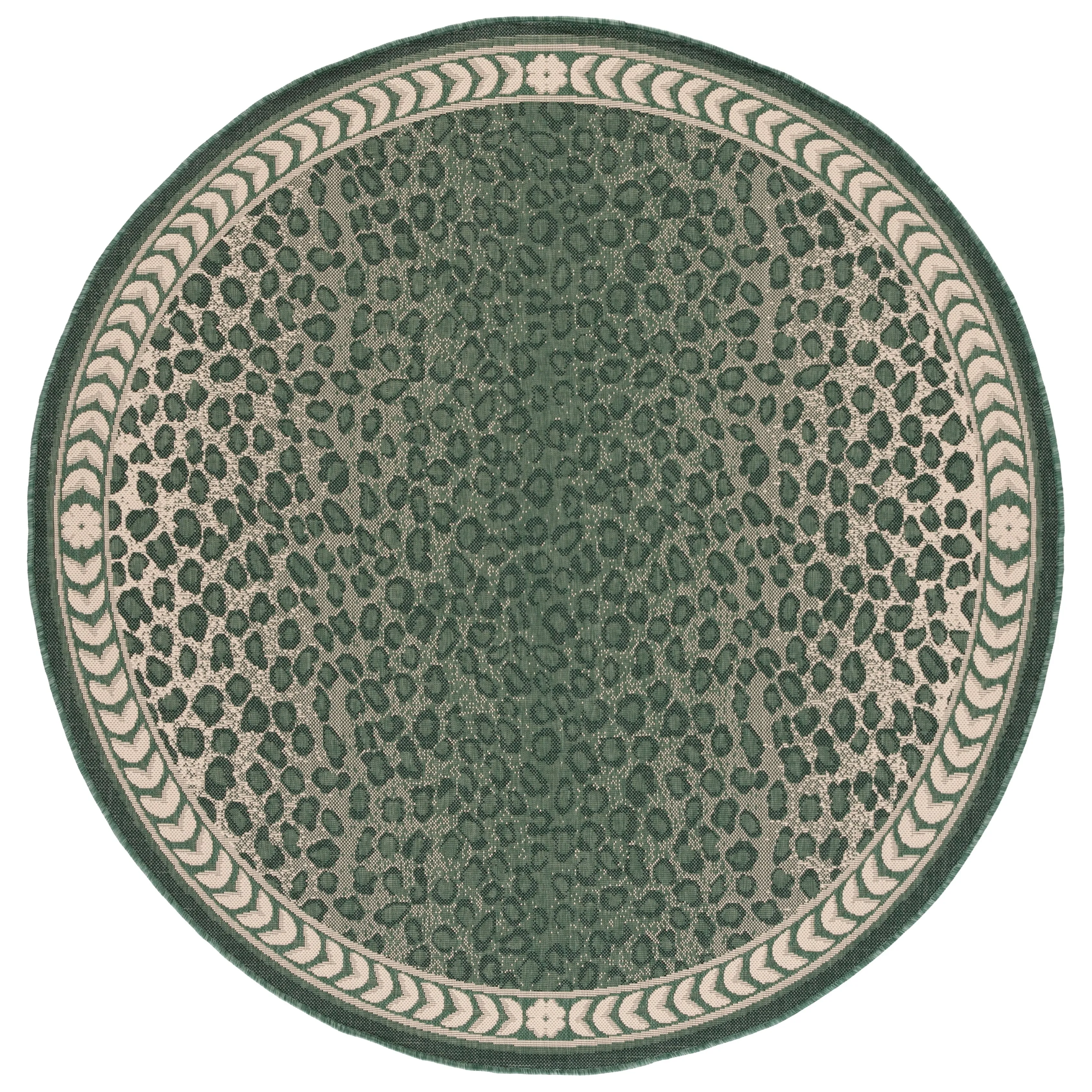 SAFAVIEH Courtyard Sanyi Indoor/ Outdoor Waterproof Patio Backyard Rug