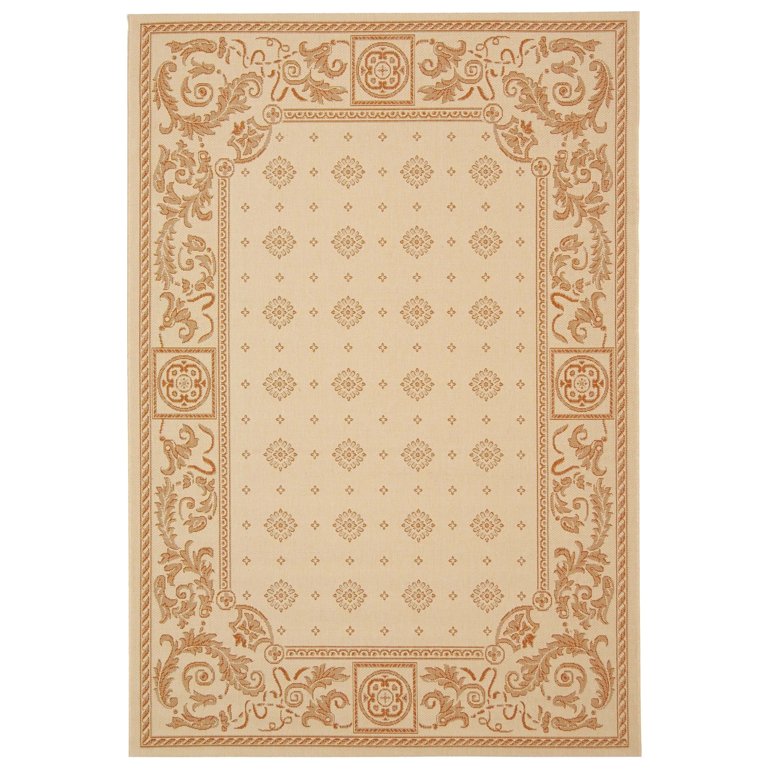 SAFAVIEH Courtyard Steve Indoor/ Outdoor Waterproof Patio Backyard Rug