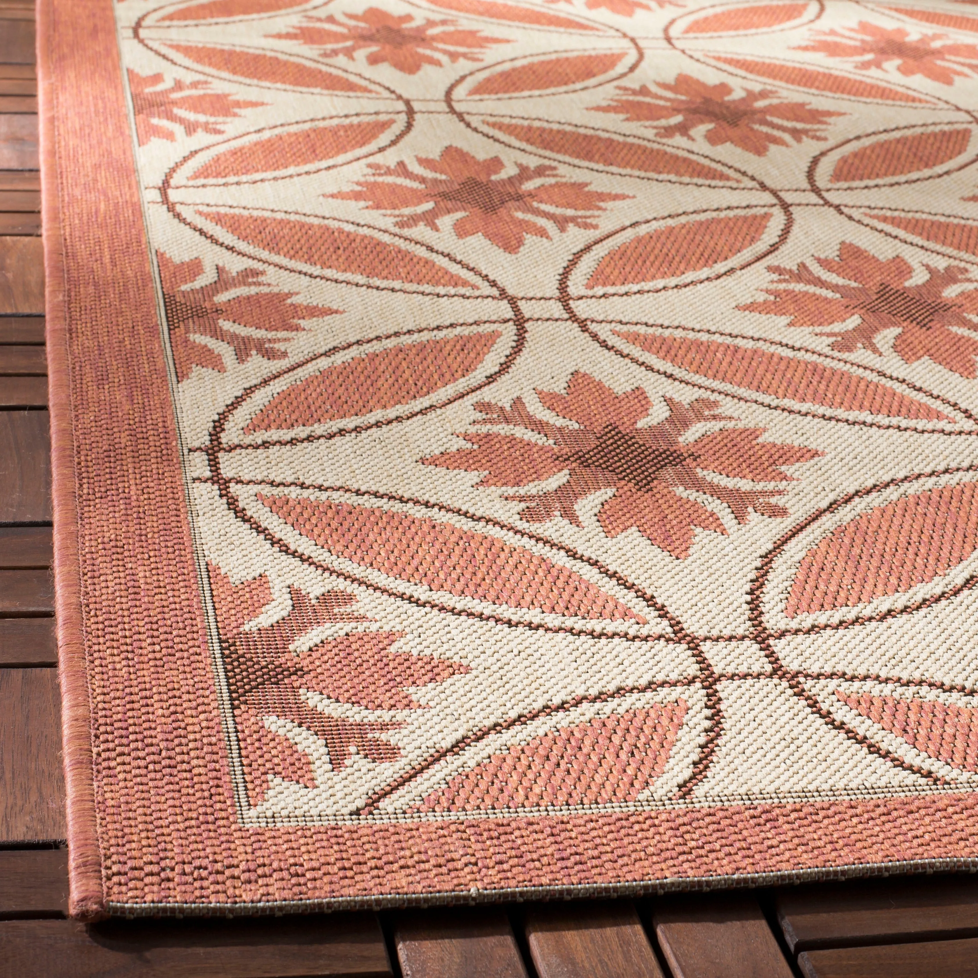 SAFAVIEH Courtyard Walfriede Indoor/ Outdoor Waterproof Rug