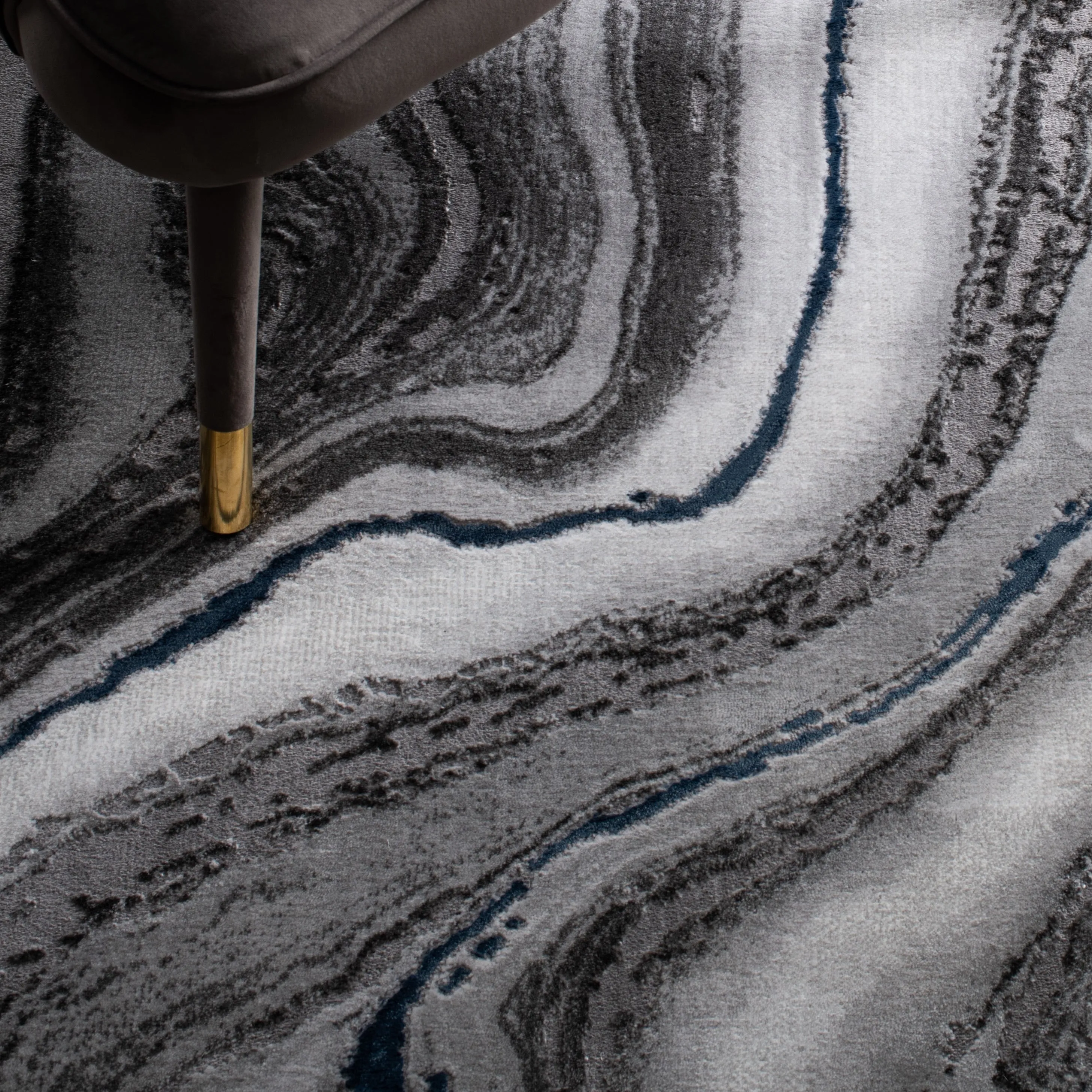 SAFAVIEH Craft Elvyra Modern Abstract Marble Pattern Rug