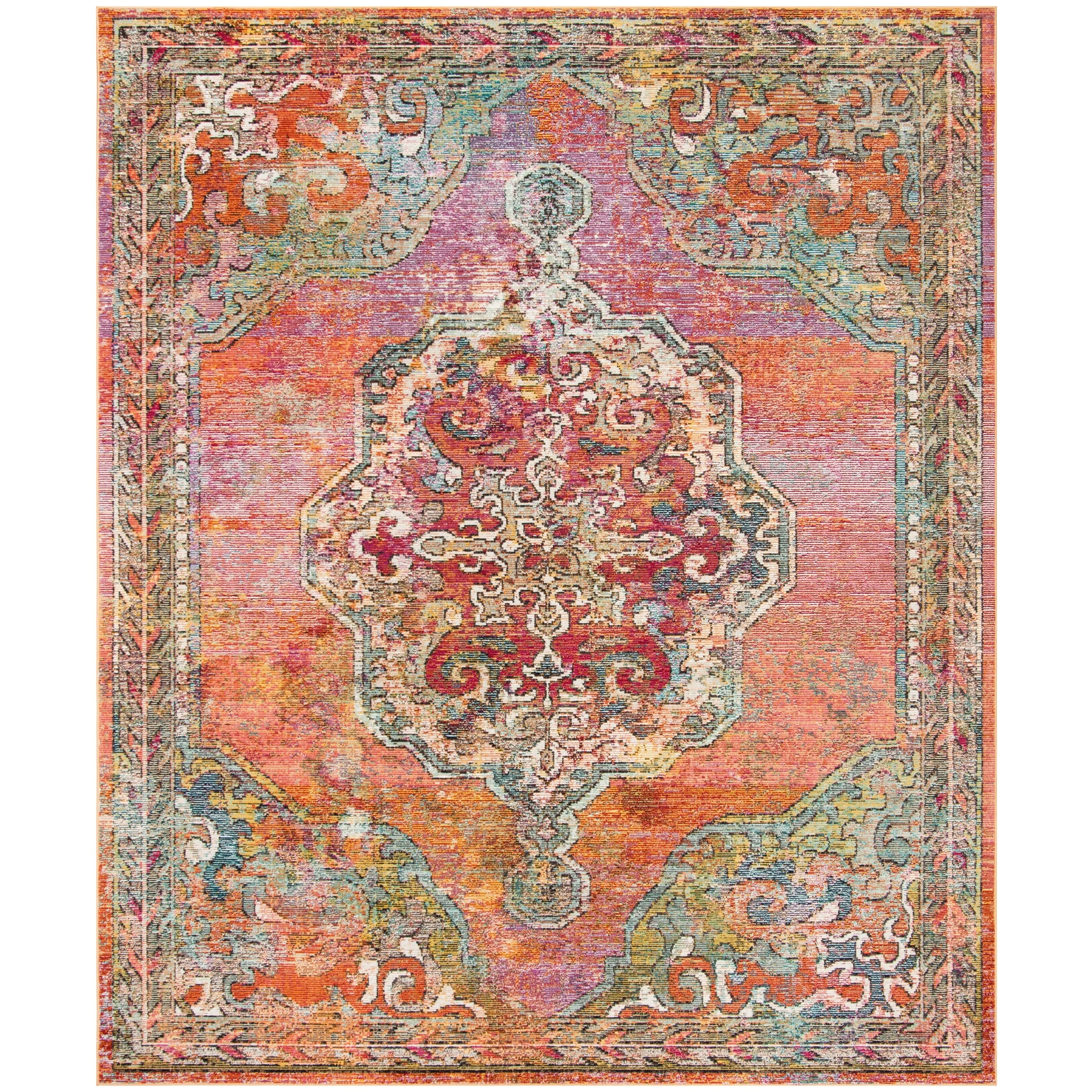 SAFAVIEH Crystal Petronela Vintage Boho Oriental Rug