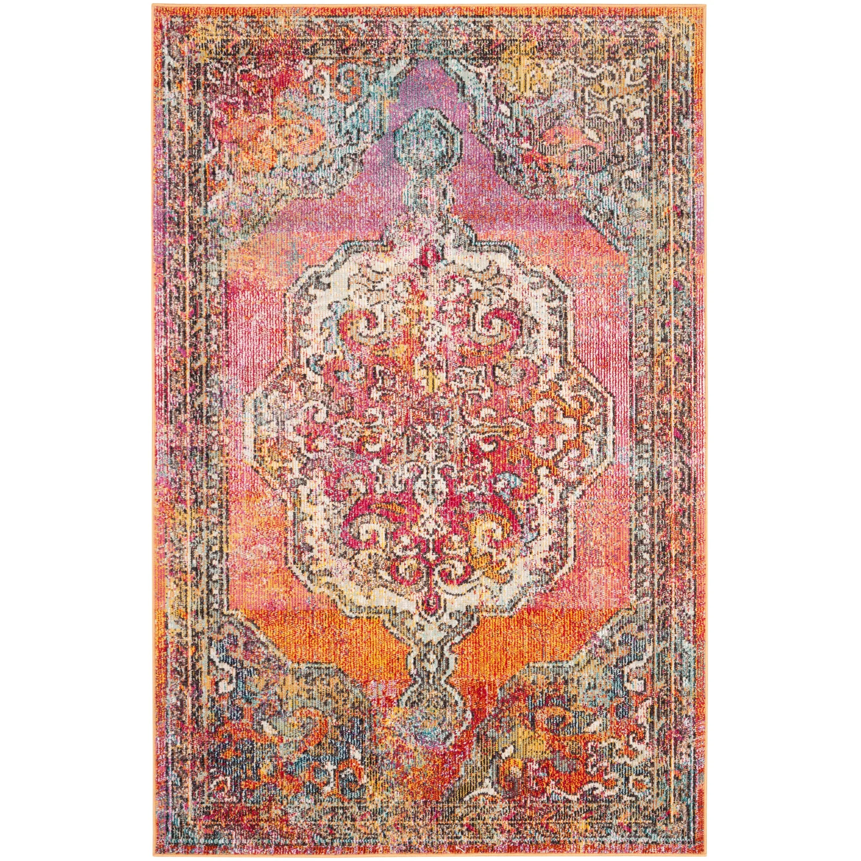 SAFAVIEH Crystal Petronela Vintage Boho Oriental Rug
