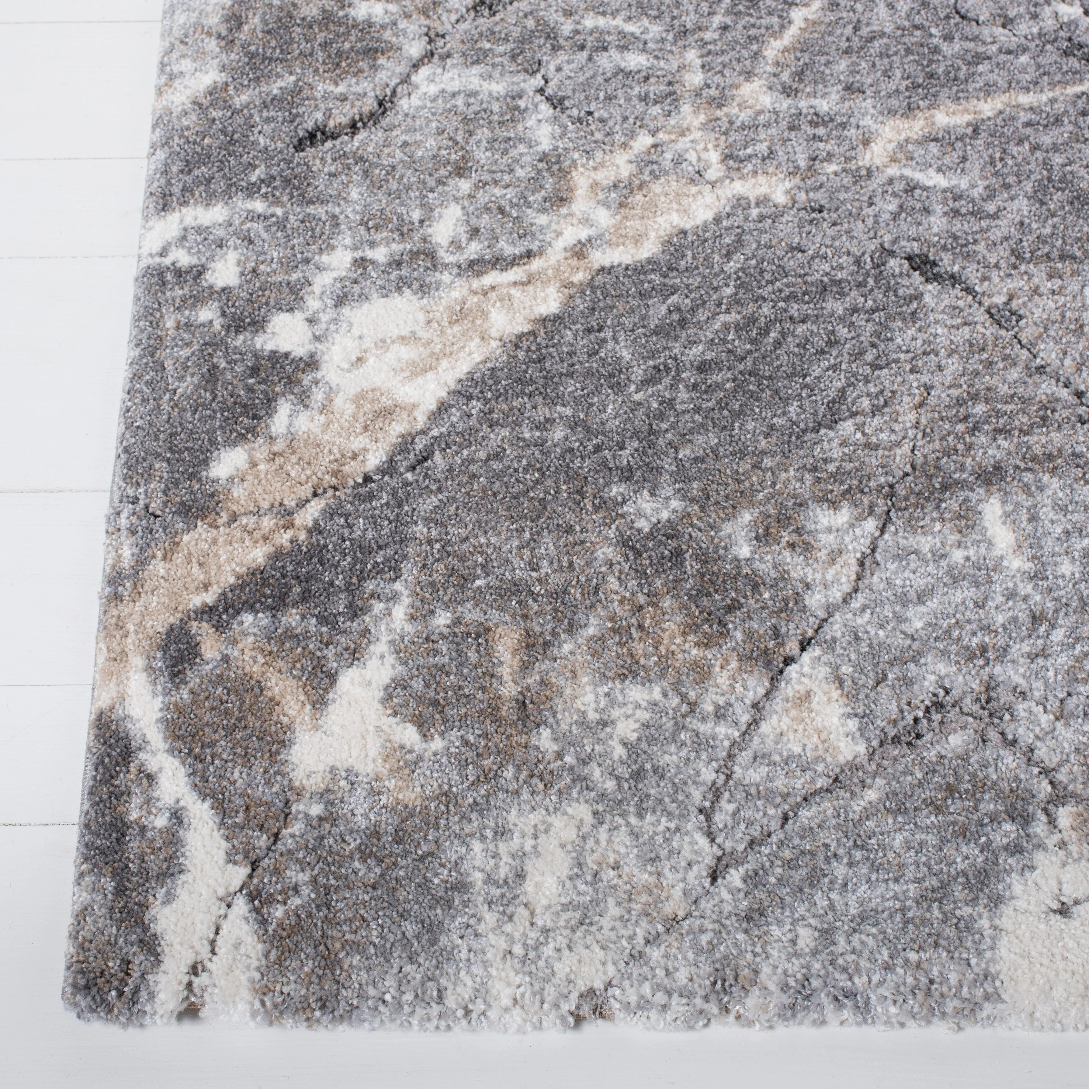 SAFAVIEH Cyrus Shag Nevra Abstract 1-inch Thick Rug