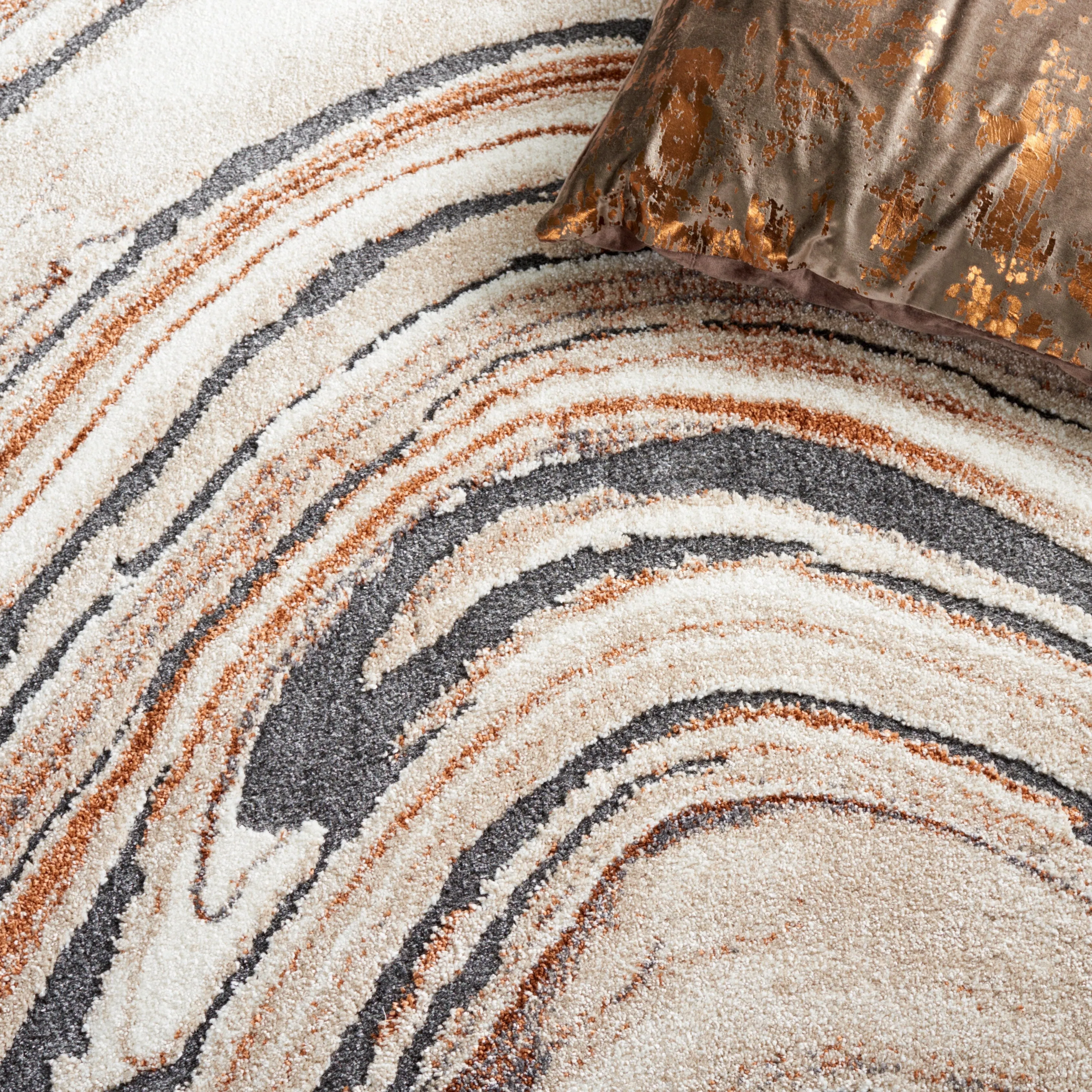 SAFAVIEH Cyrus Shag Tanwen Modern Abstract Rug