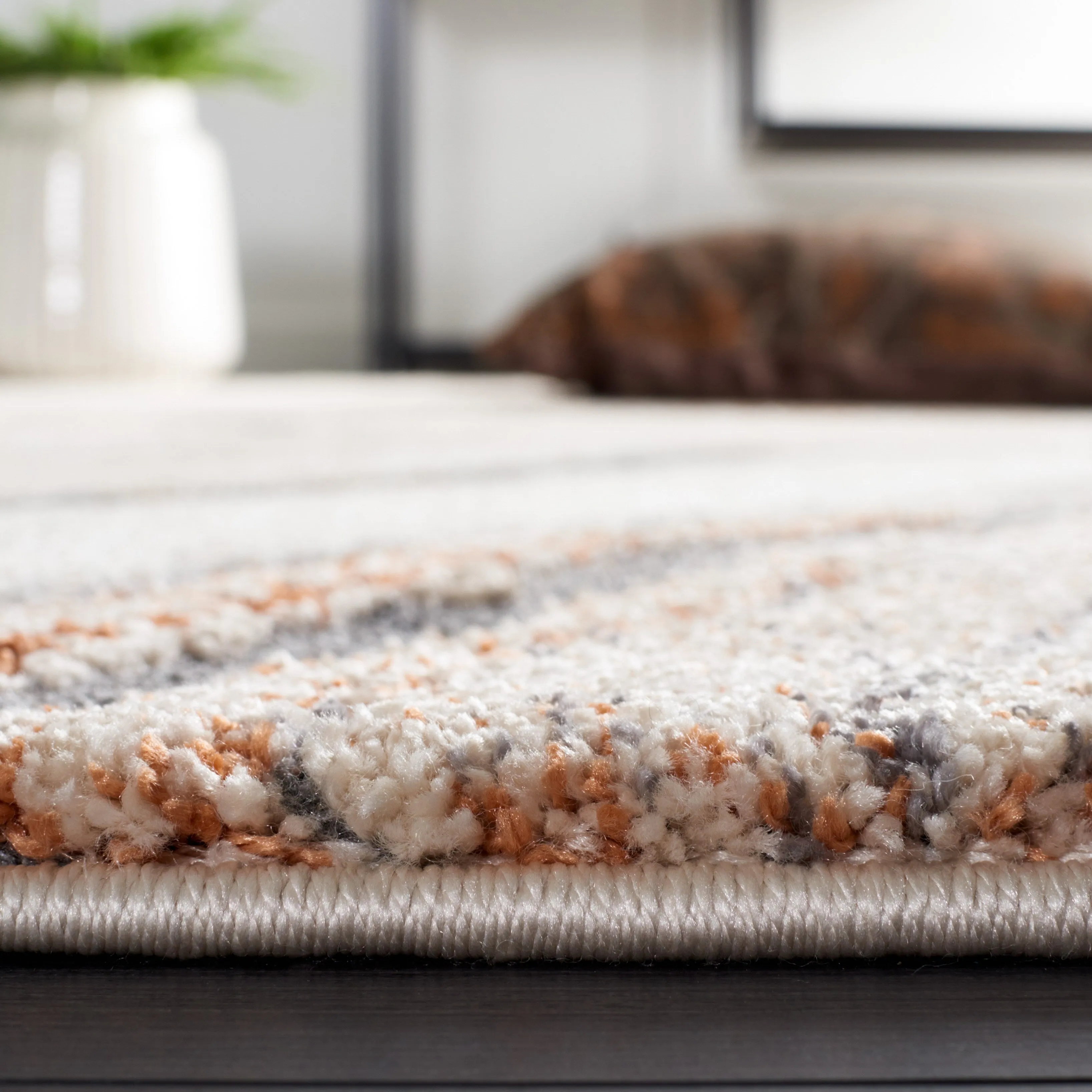 SAFAVIEH Cyrus Shag Tanwen Modern Abstract Rug