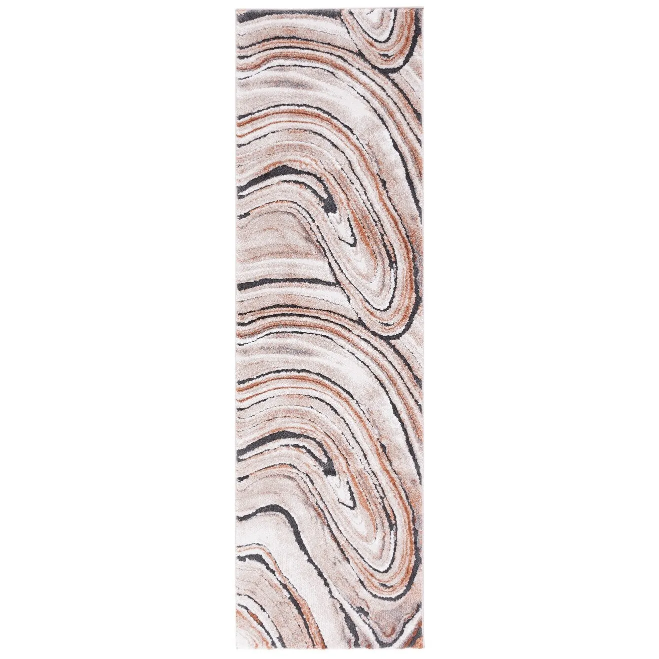 SAFAVIEH Cyrus Shag Tanwen Modern Abstract Rug