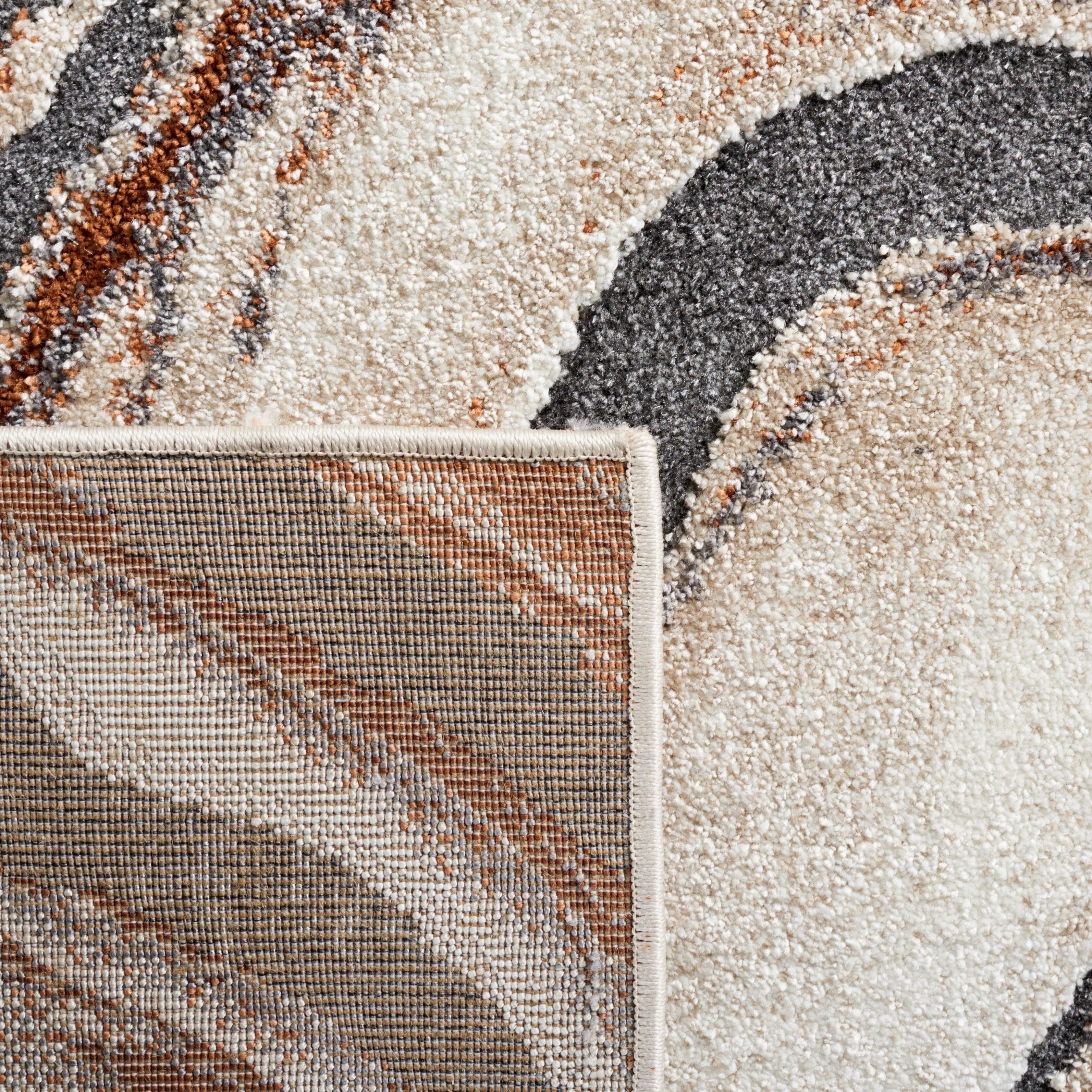 SAFAVIEH Cyrus Shag Tanwen Modern Abstract Rug