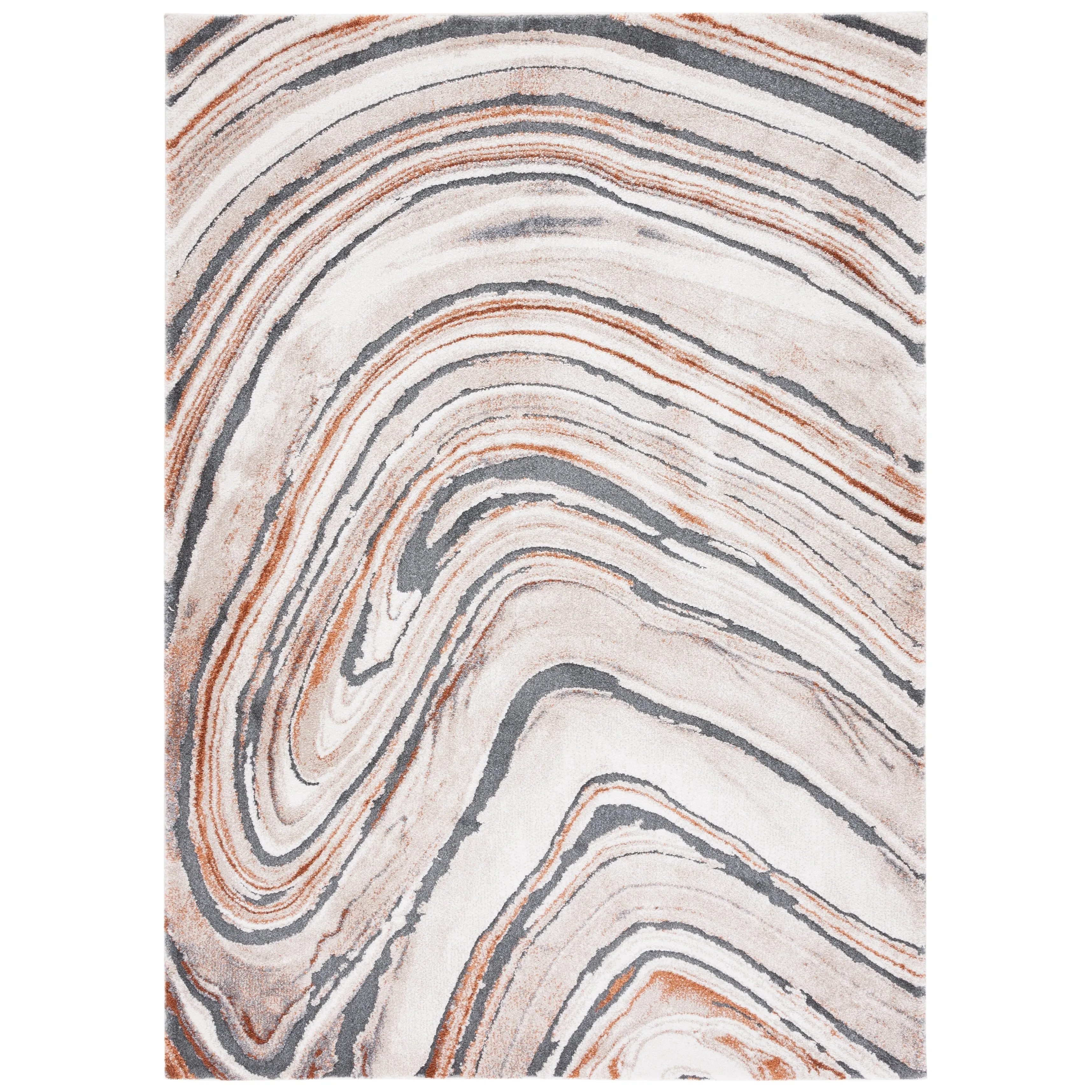 SAFAVIEH Cyrus Shag Tanwen Modern Abstract Rug