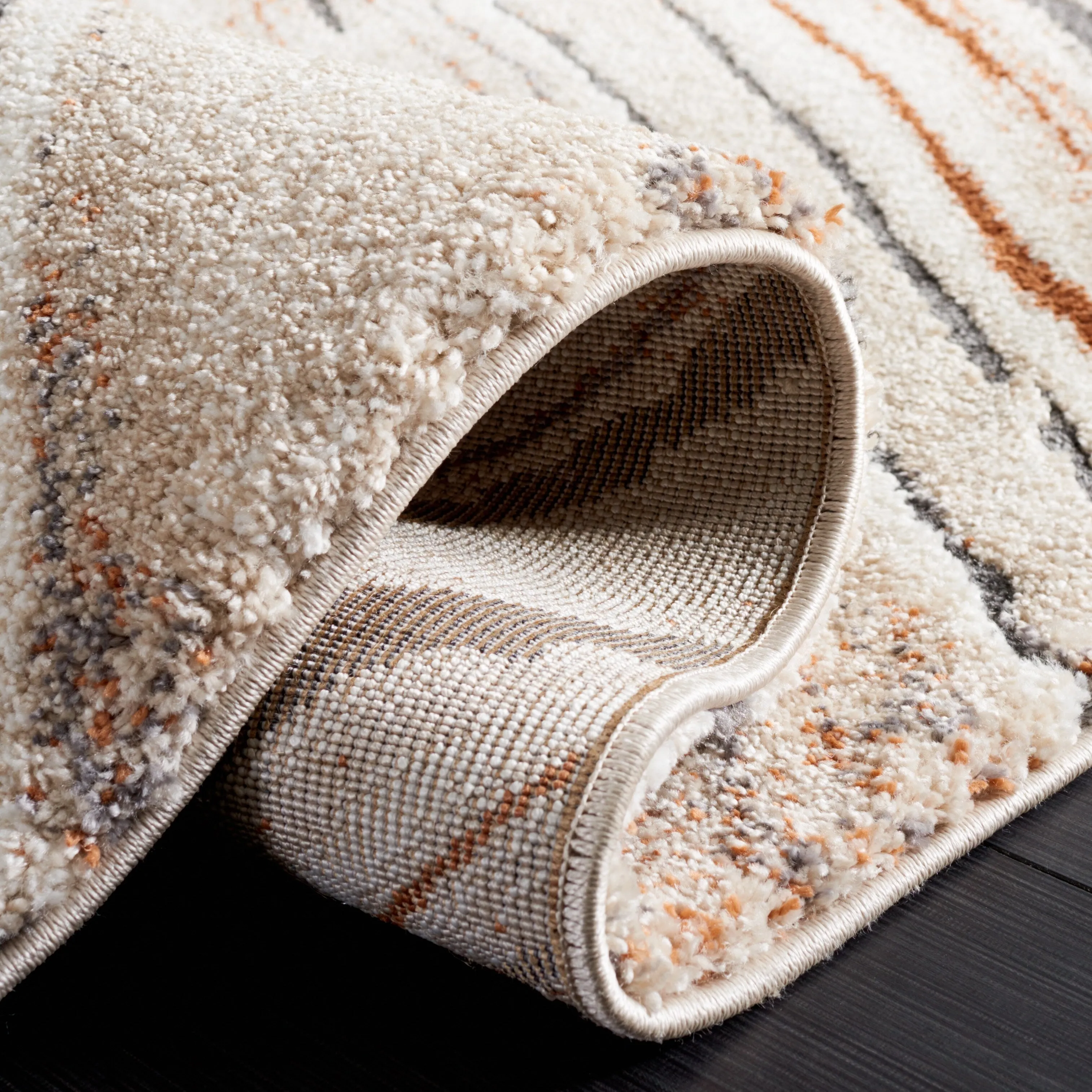 SAFAVIEH Cyrus Shag Tanwen Modern Abstract Rug