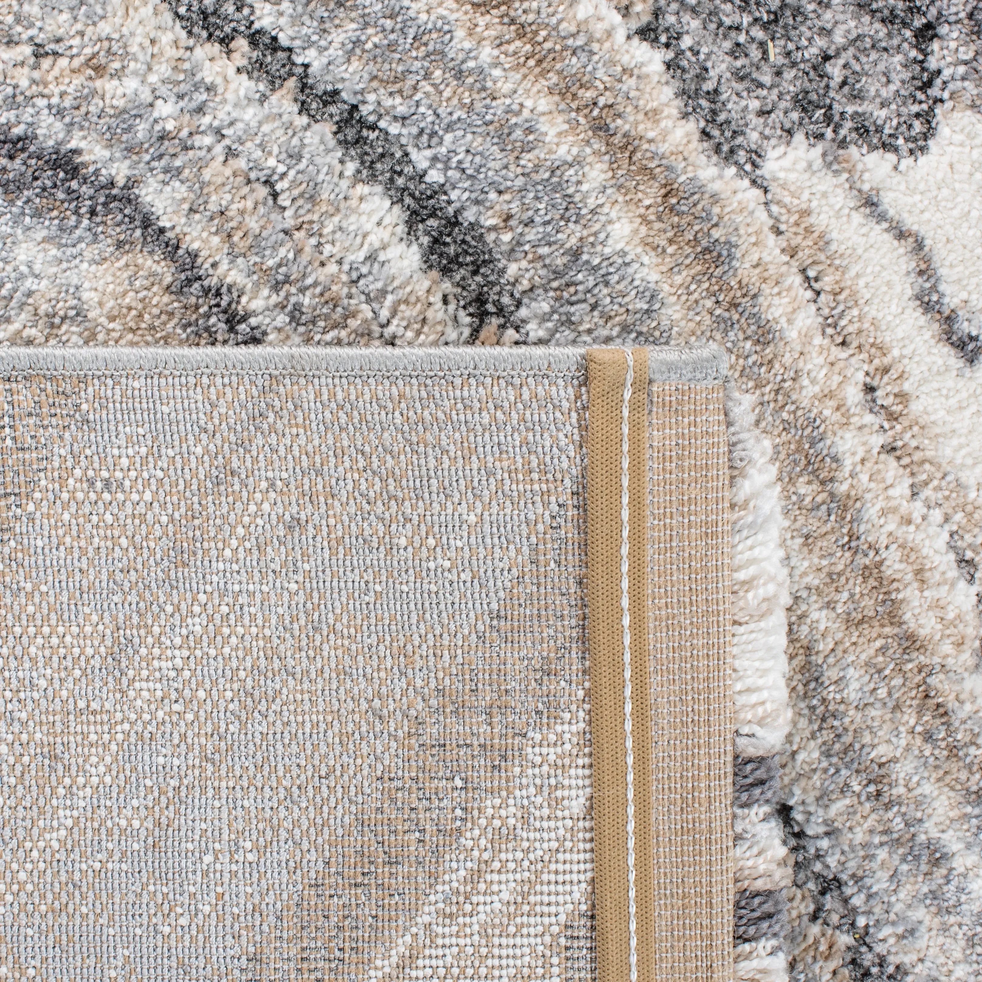 SAFAVIEH Cyrus Shag Vicenta Abstract 1-inch Thick Rug