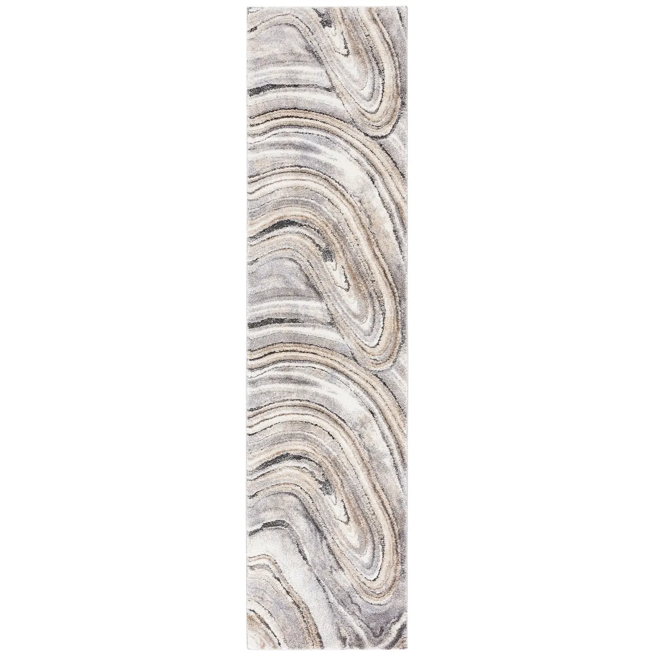 SAFAVIEH Cyrus Shag Vicenta Abstract 1-inch Thick Rug