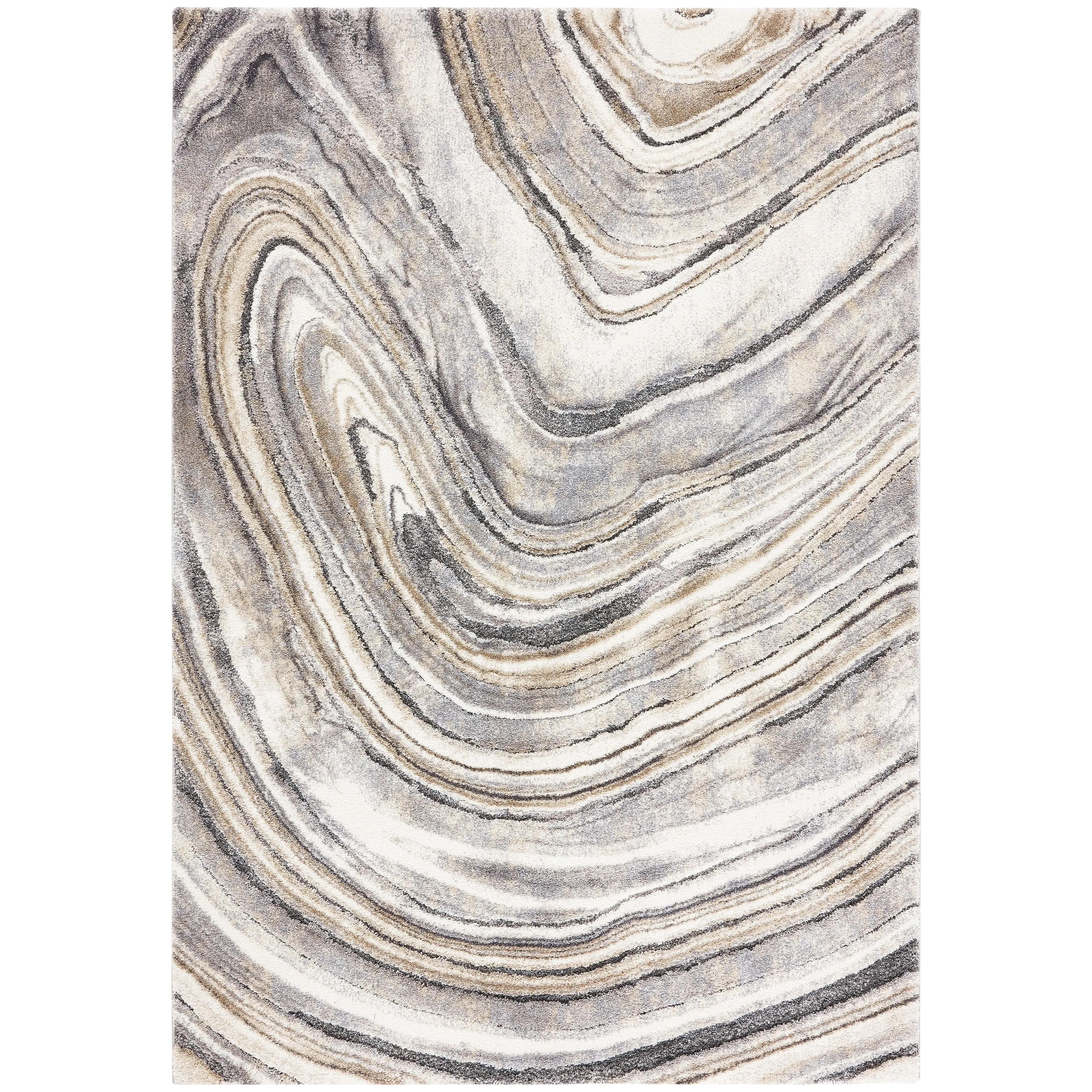 SAFAVIEH Cyrus Shag Vicenta Abstract 1-inch Thick Rug