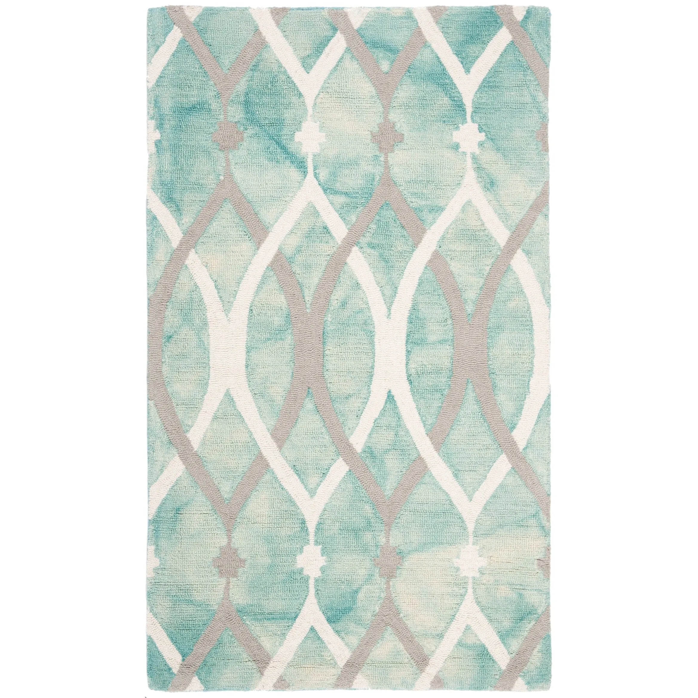 SAFAVIEH Dip Dye Mercan Hand-tufted Wool Geometric Area Rug