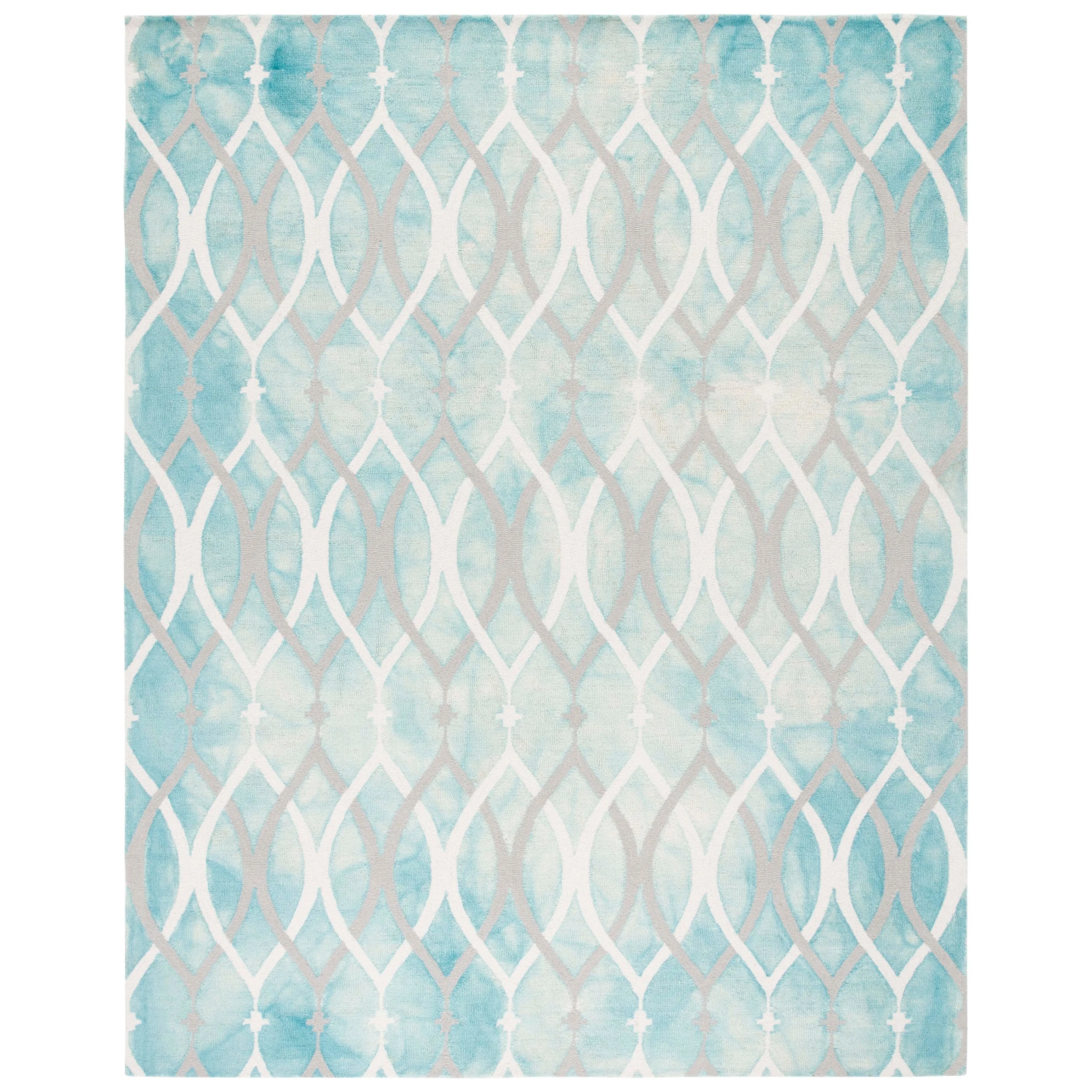 SAFAVIEH Dip Dye Mercan Hand-tufted Wool Geometric Area Rug