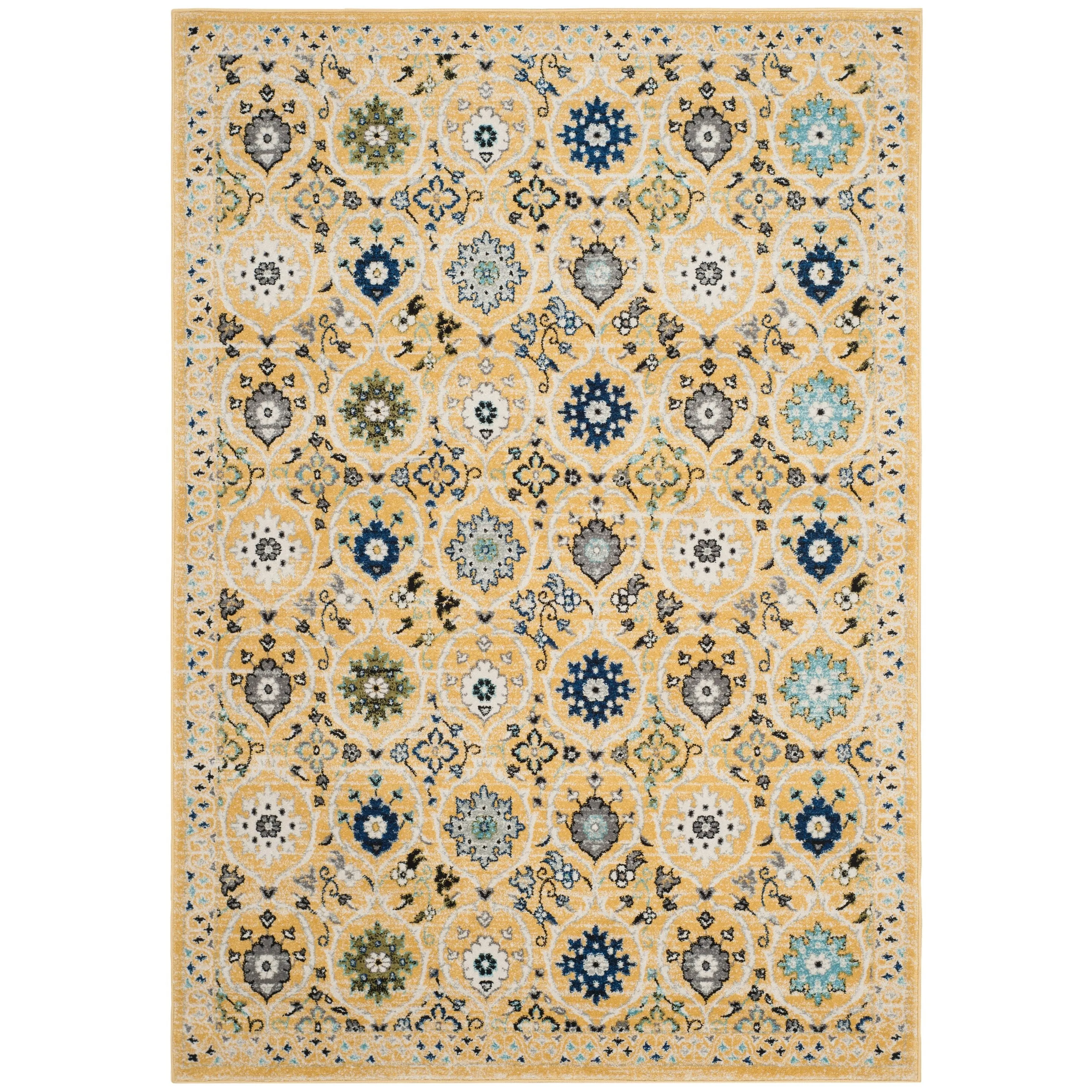 SAFAVIEH Evoke Malika Floral Damask Boho Rug