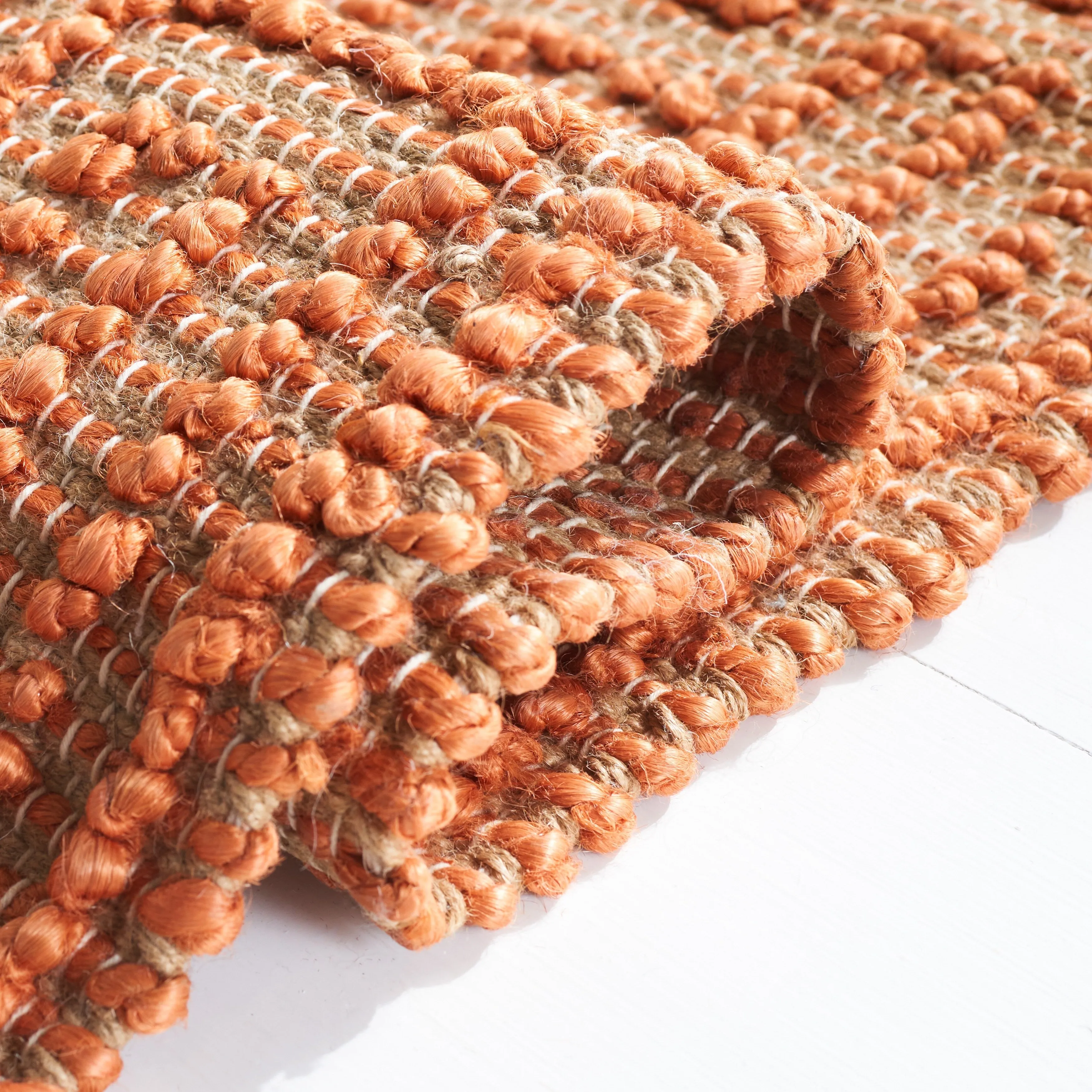 SAFAVIEH Flatweave Natural Fiber Gertrudes Geometric Jute Rug