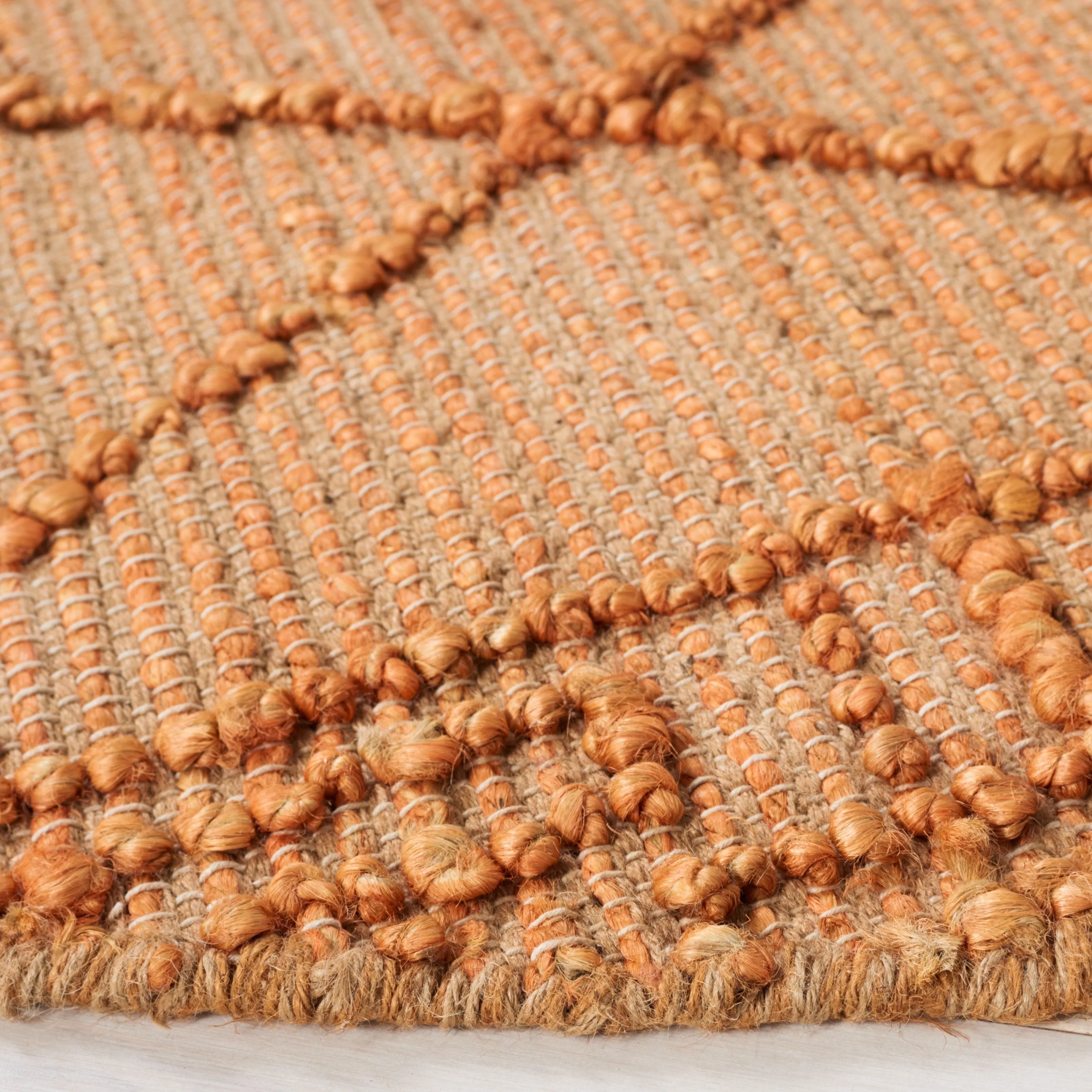 SAFAVIEH Flatweave Natural Fiber Gertrudes Geometric Jute Rug