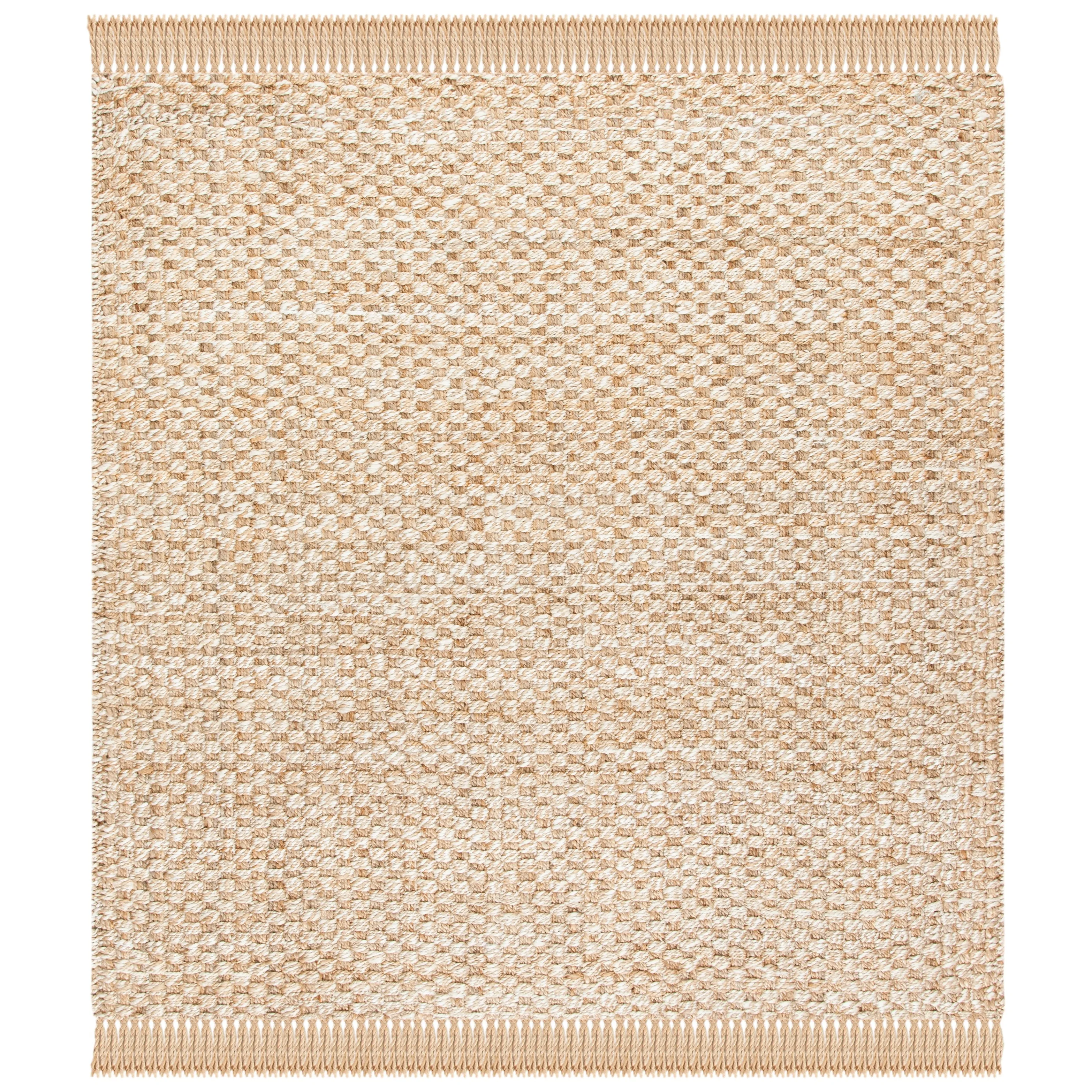 SAFAVIEH Flatweave Natural Fiber Orminda Casual Solid Jute Rug