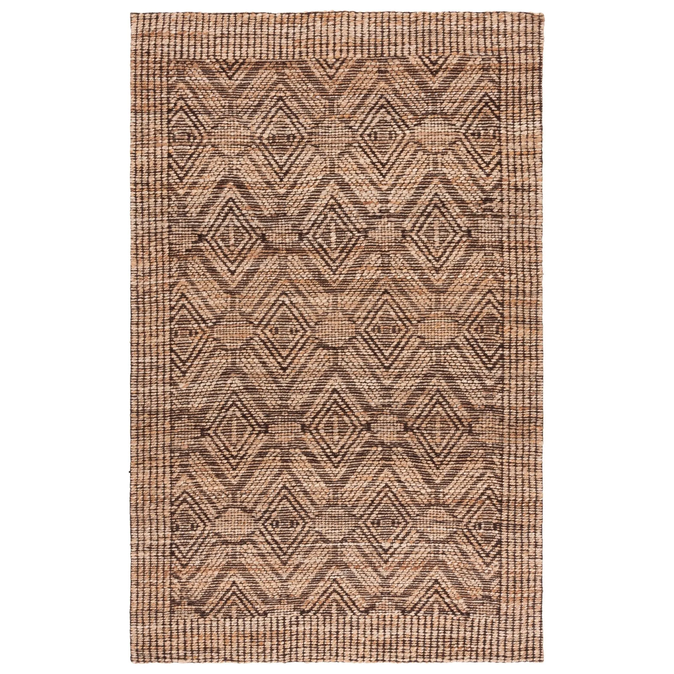 SAFAVIEH Flatweave Natural Katya Fiber Farmhouse Hemp Rug