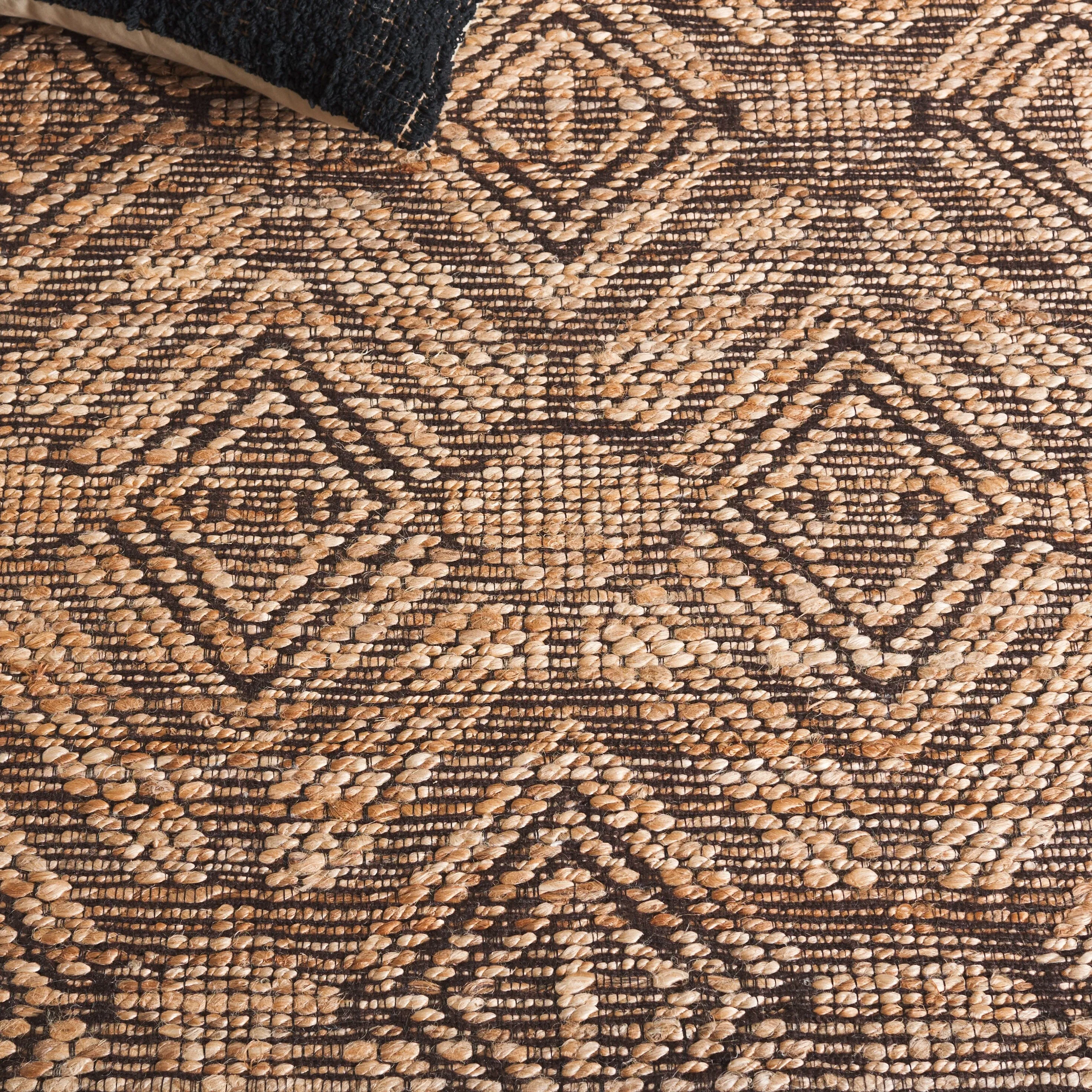 SAFAVIEH Flatweave Natural Katya Fiber Farmhouse Hemp Rug