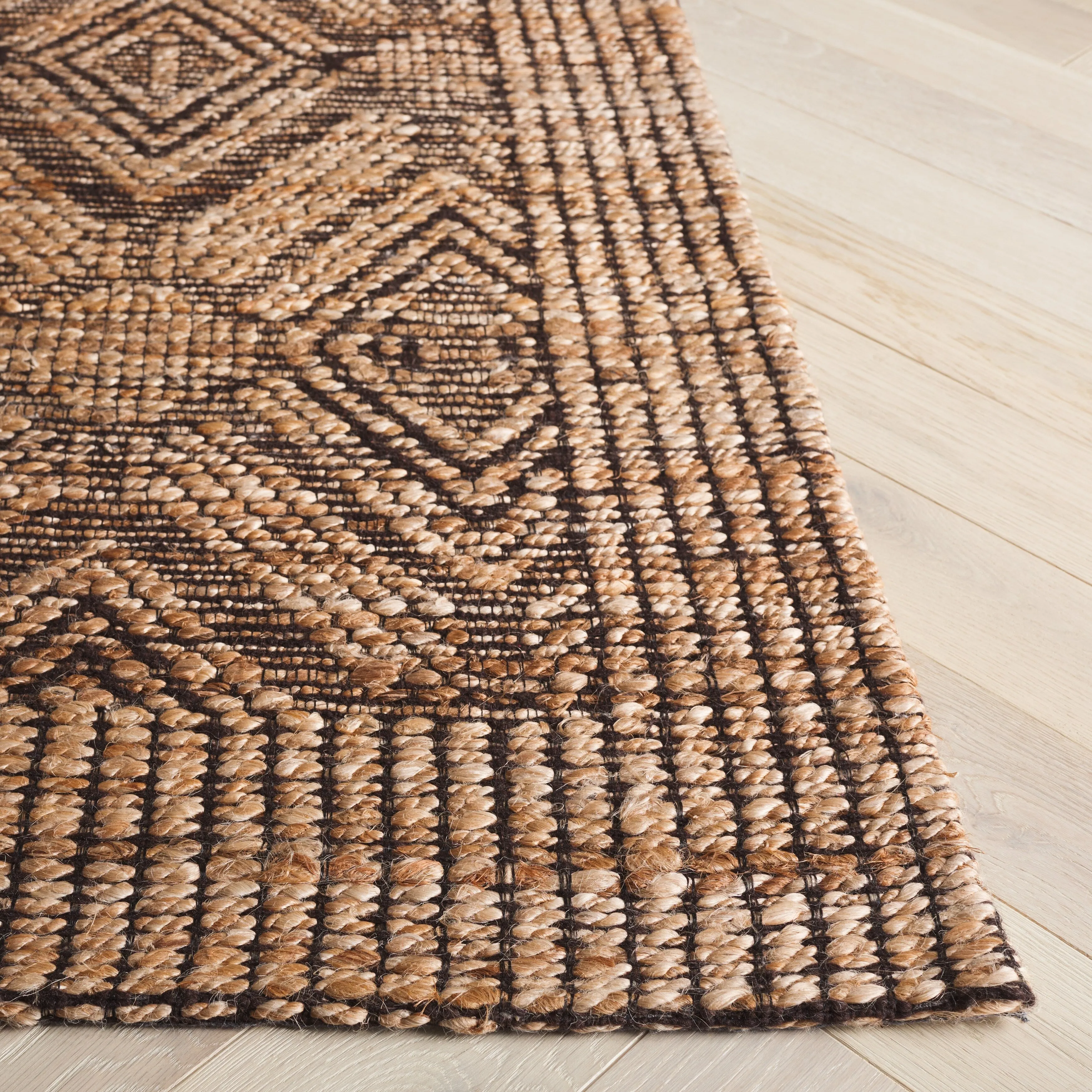SAFAVIEH Flatweave Natural Katya Fiber Farmhouse Hemp Rug