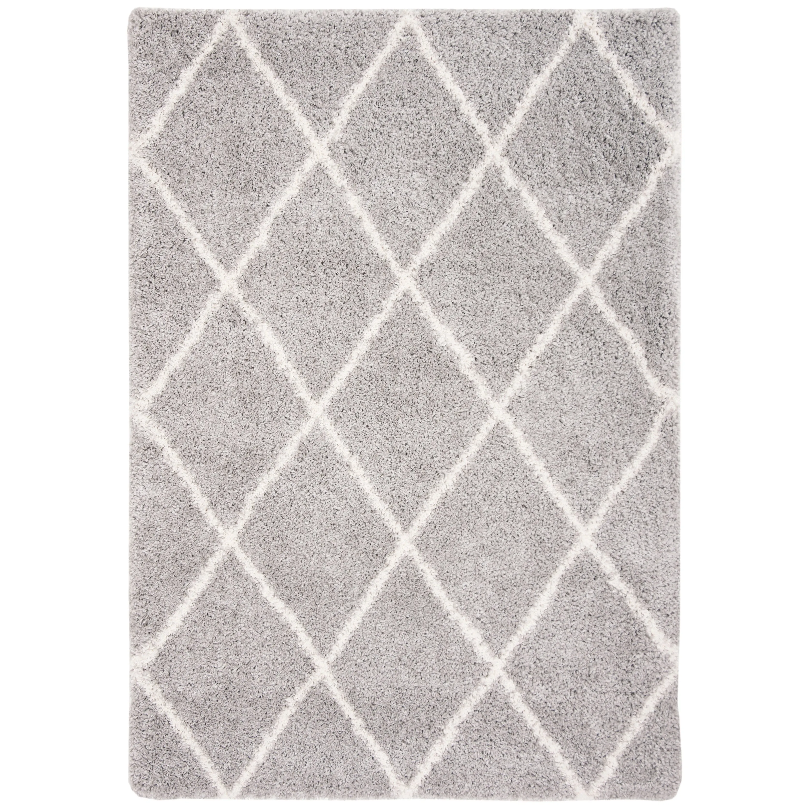 SAFAVIEH Fontana Shag Gurli Trellis 2-inch Thick Rug