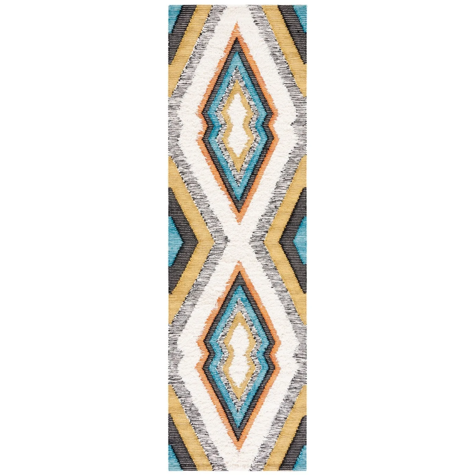 SAFAVIEH Fontana Shag Gurli Trellis 2-inch Thick Rug
