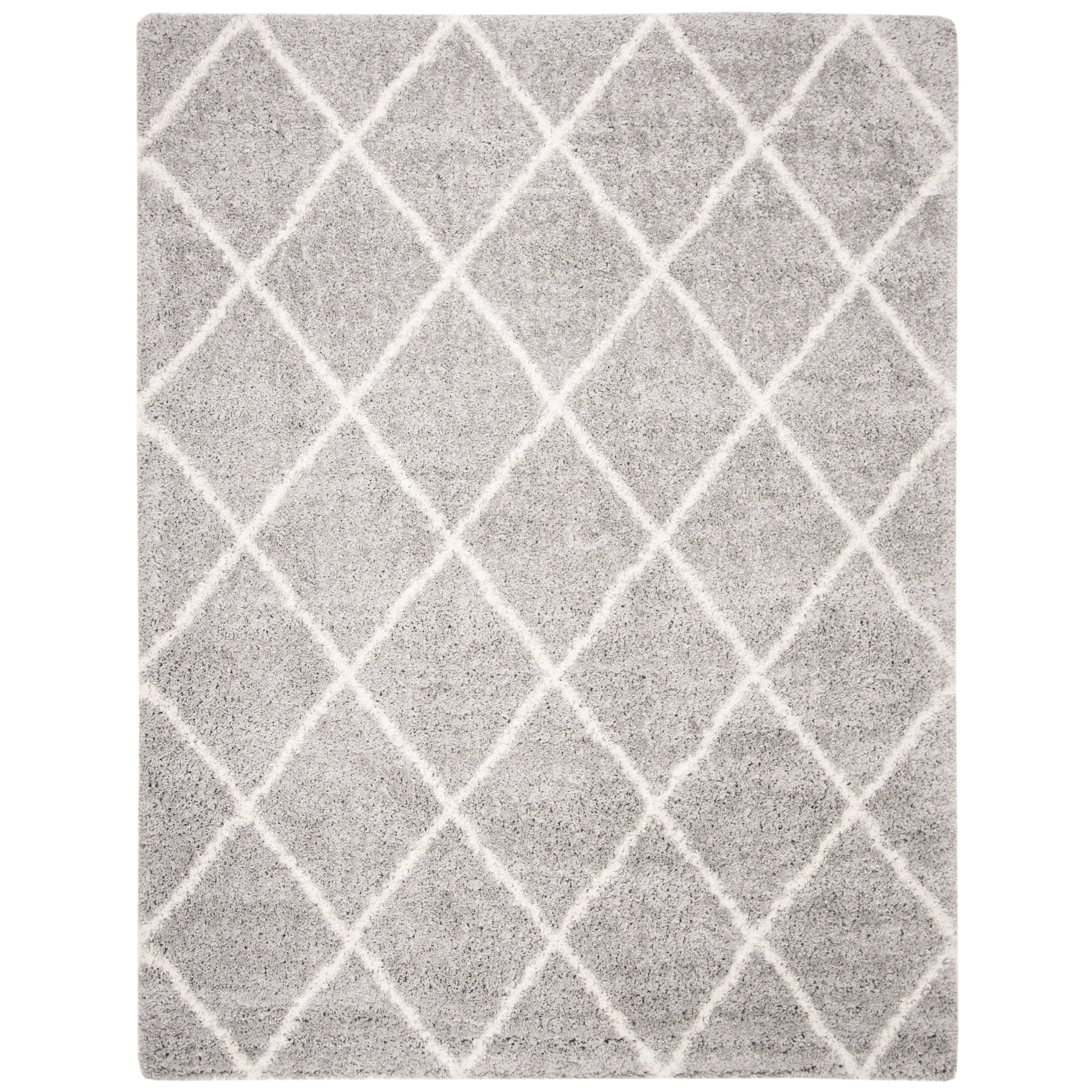 SAFAVIEH Fontana Shag Gurli Trellis 2-inch Thick Rug