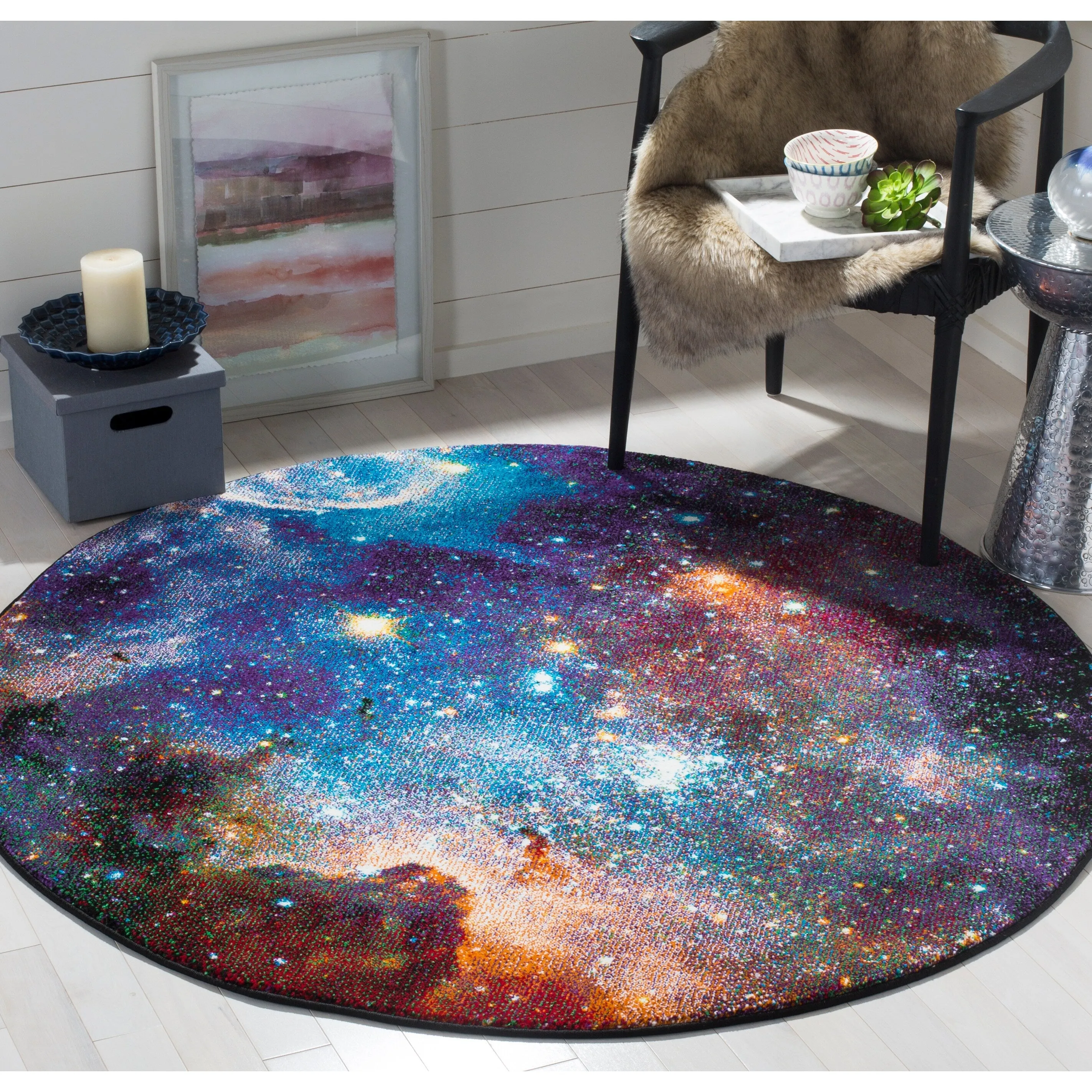 SAFAVIEH Galaxy Ljiljana Modern Abstract Celestial Rug