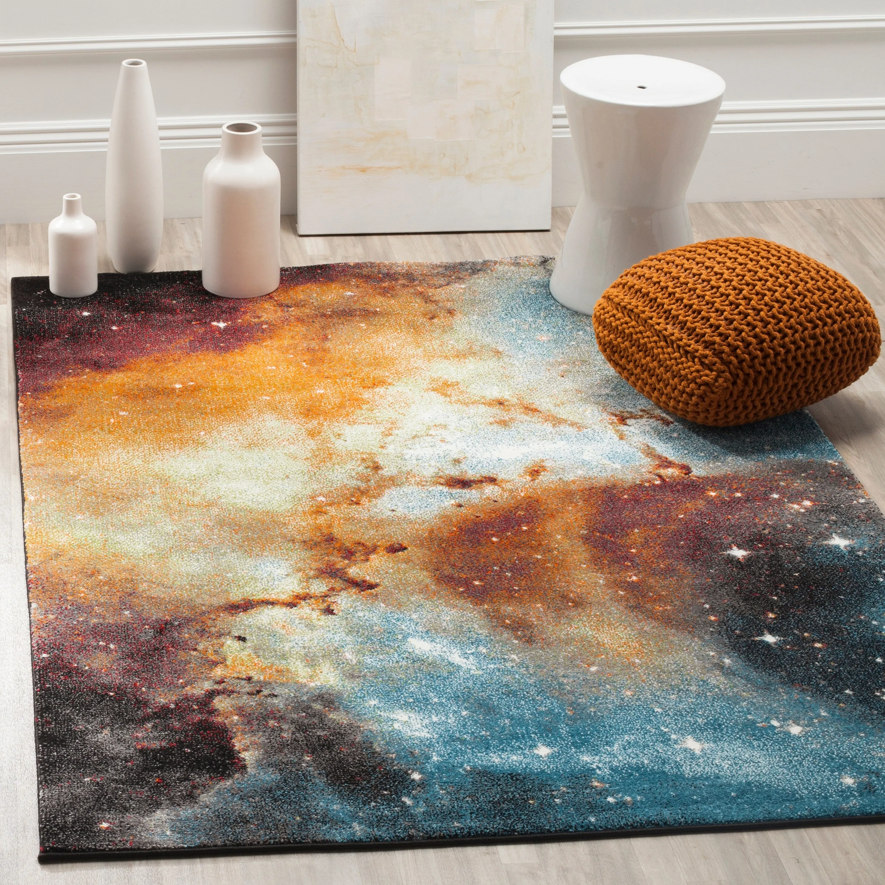 SAFAVIEH Galaxy Ljiljana Modern Abstract Celestial Rug