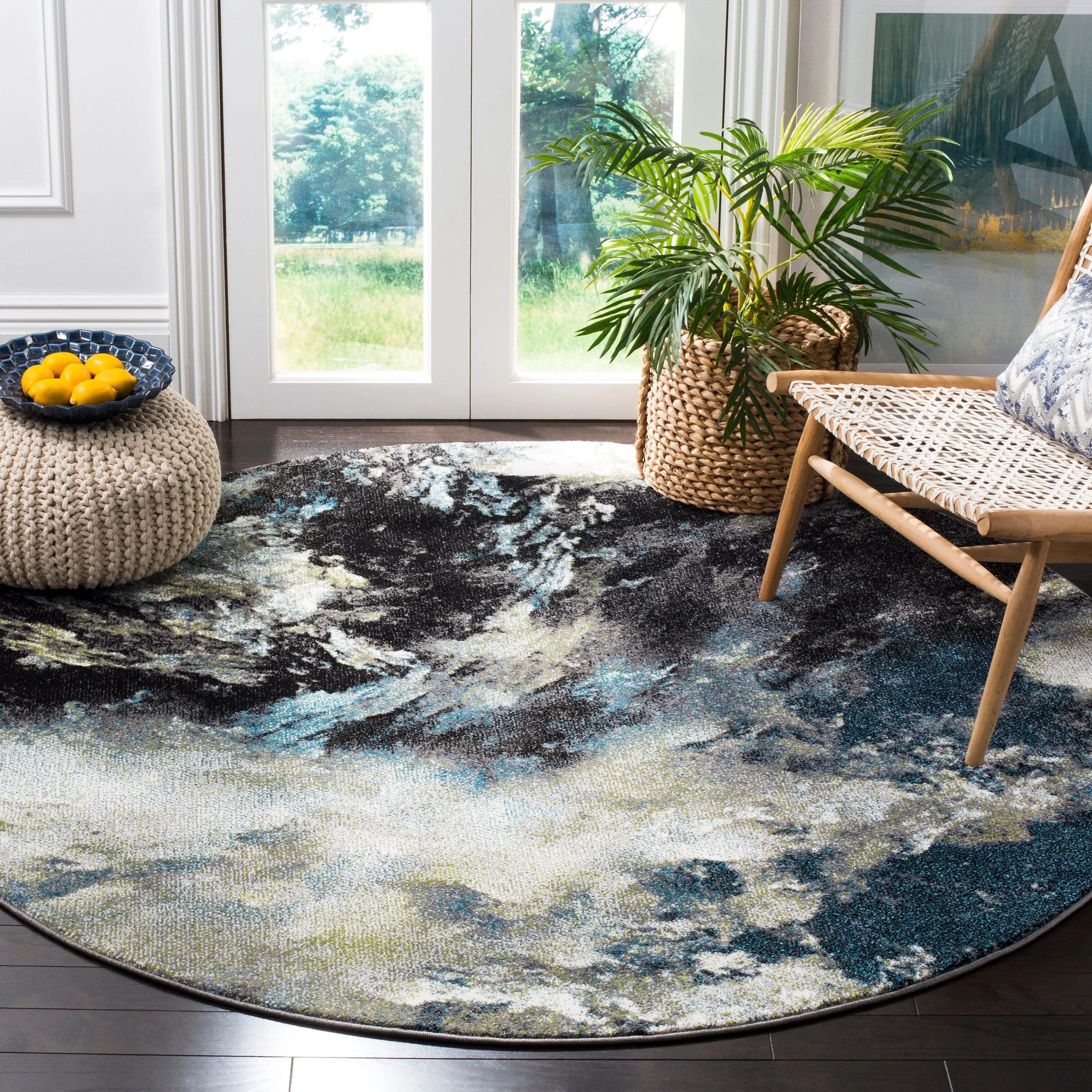 SAFAVIEH Glacier Benote Modern Abstract Rug